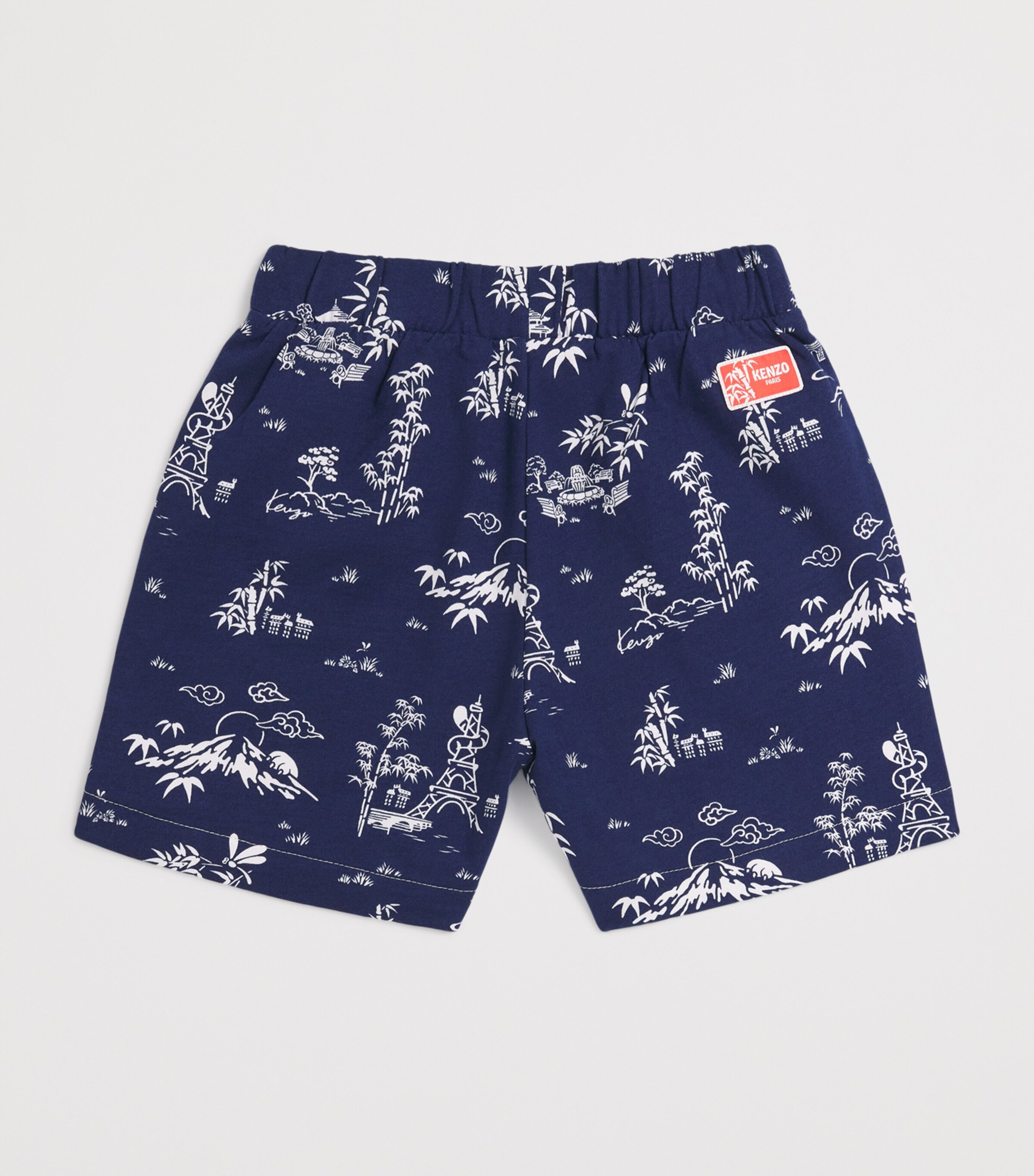 Cotton Printed Shorts (2-14 Years) 84NMEDIEVAL BLUE Image 2