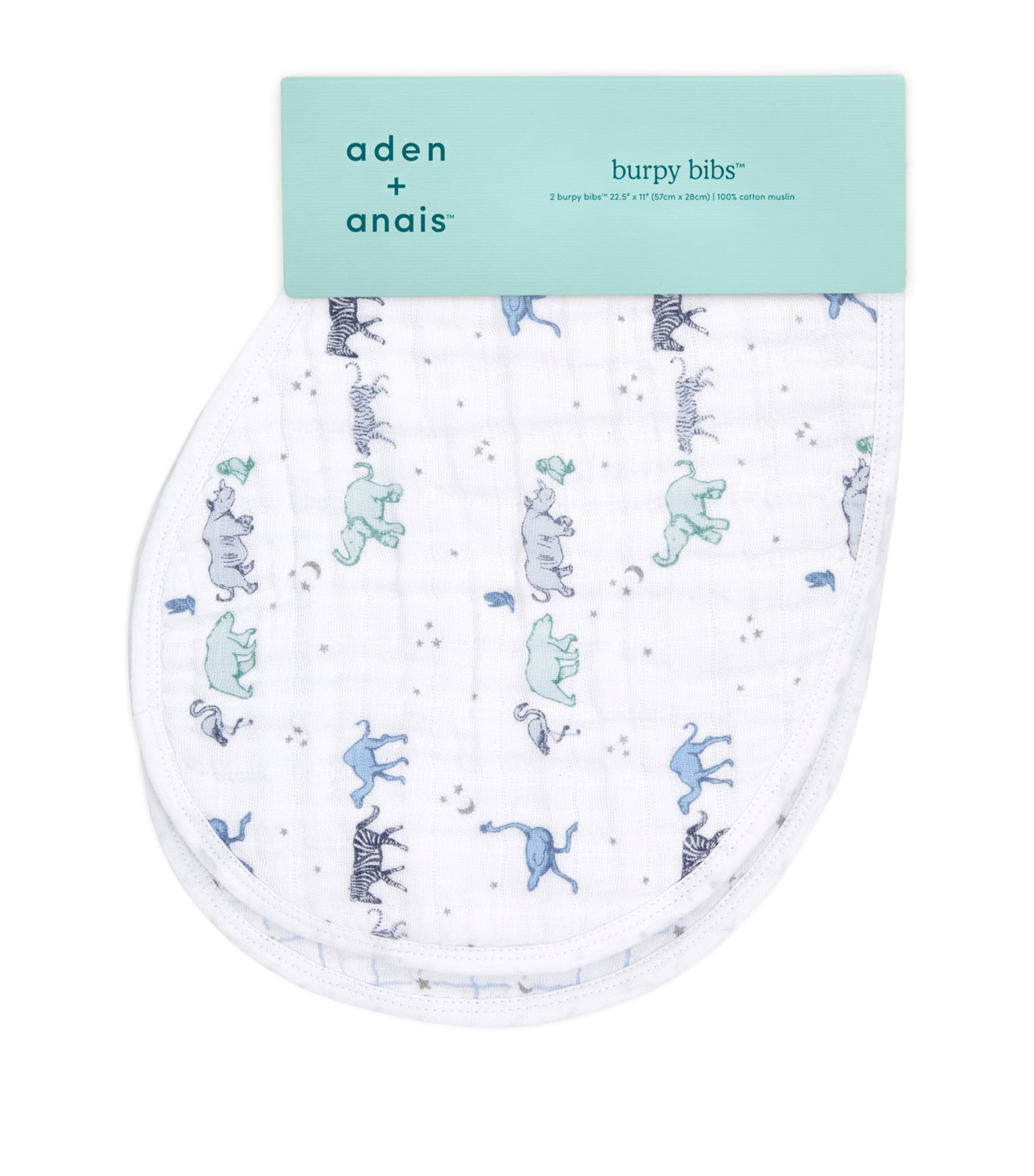 Aden + Anais Rising Star Burpy Bibs In Multi