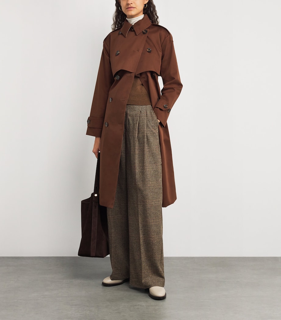 Showerproof Aoife Trench Coat VICUNA/HESSIAN TARTN Image 2