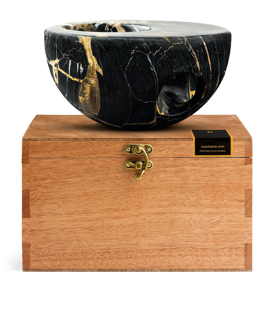 Mini Portoro Candle (60g) BLACK & GOLD Image 4