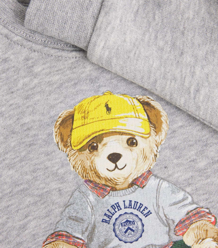 Bear Graphic Sweatshirt (3-24 Months) GREY Image 3