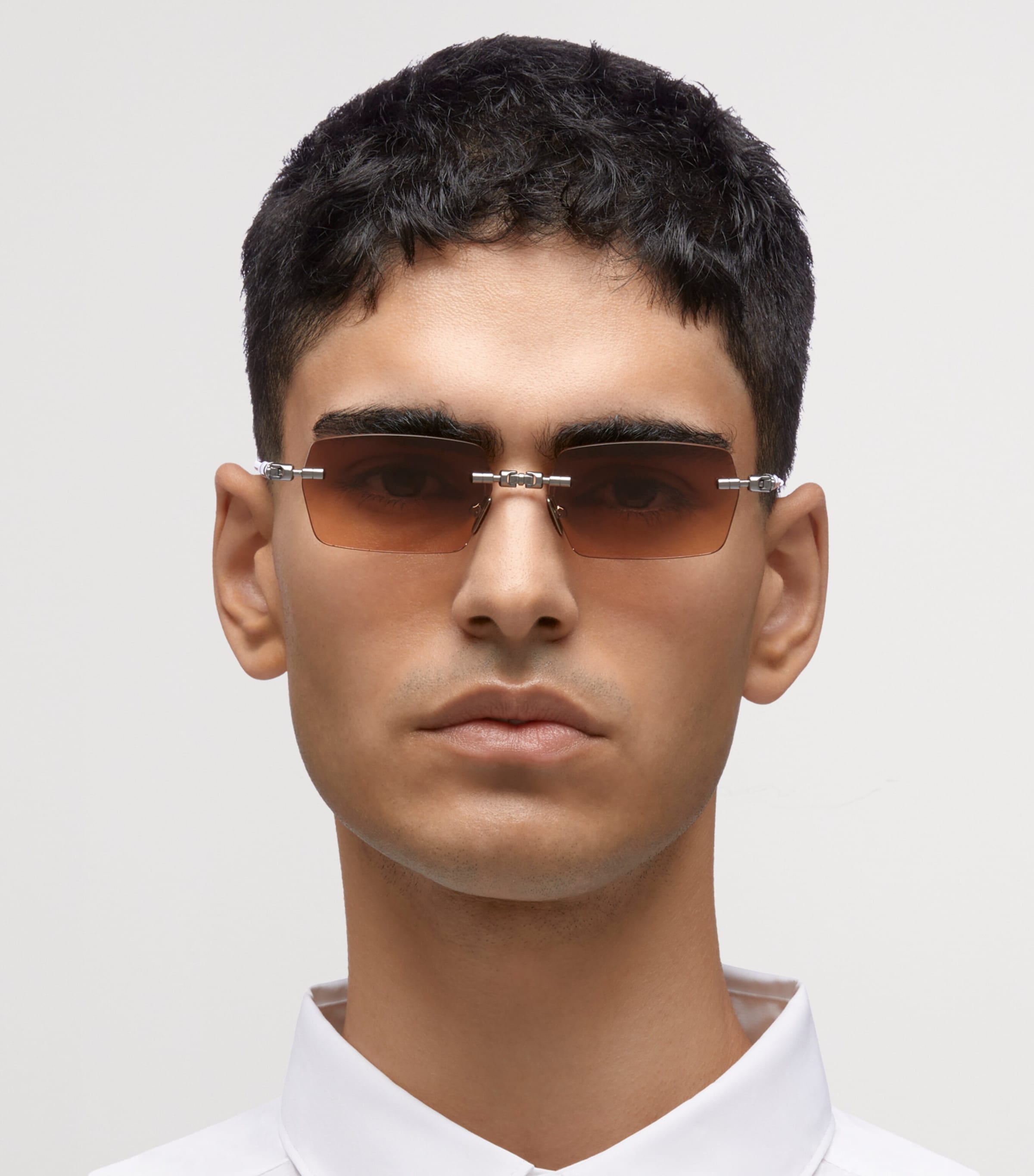 Kuboraum Metal Mask H61 Sunglasses Grad Brwn Orng Image 3