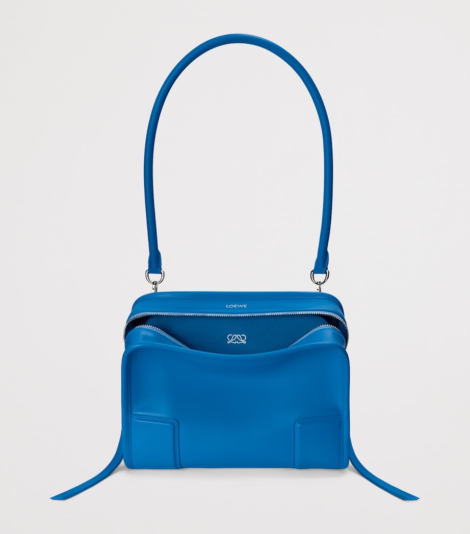 LOEWE Small Leather Amazona 180 Top-Handle Bag Royal Azur Image 6