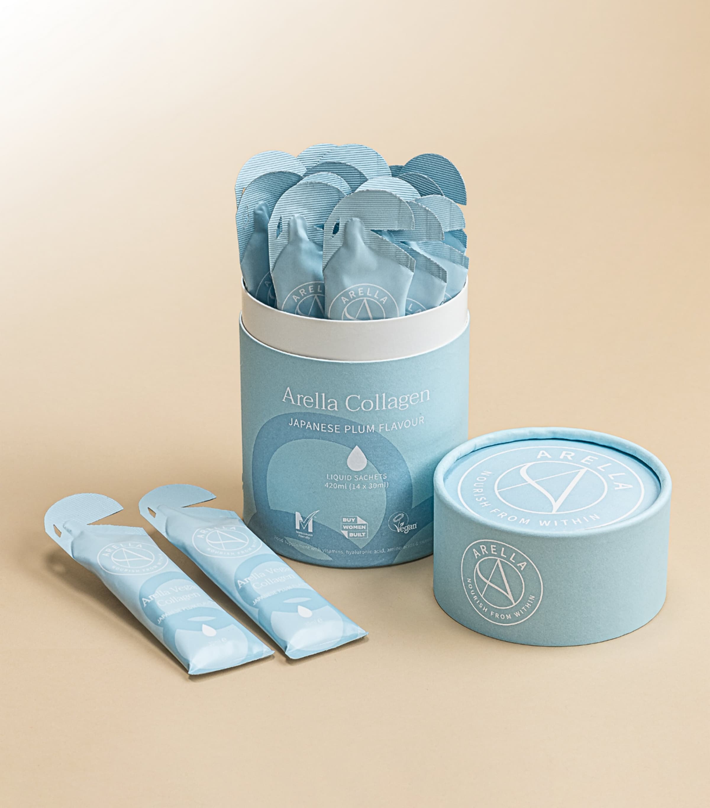 Arella Vegan Collagen (14 x 30ml) Image 2