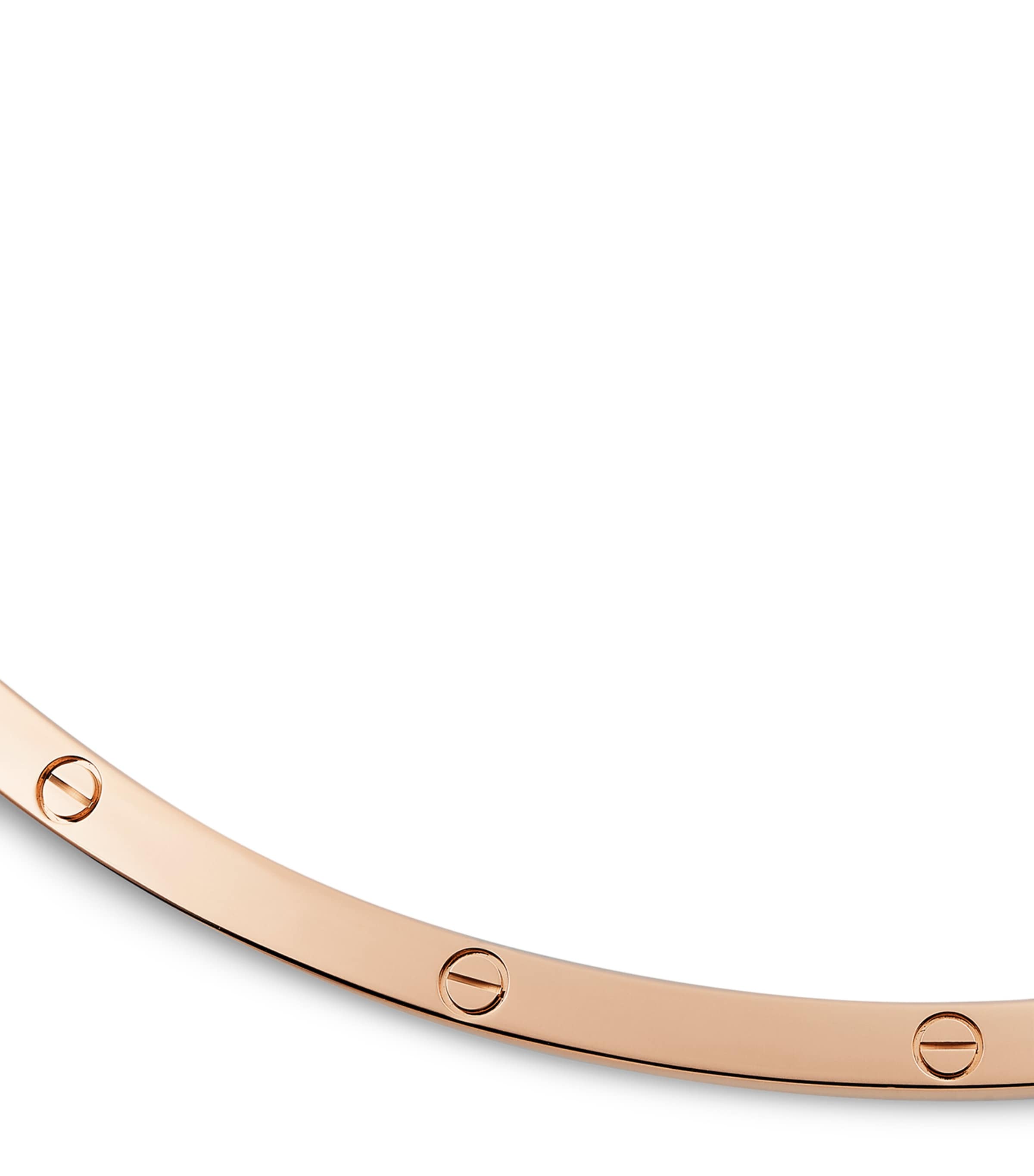 Rose Gold LOVE Torque Necklace (29.5cm) ROSE GOLD Image 2