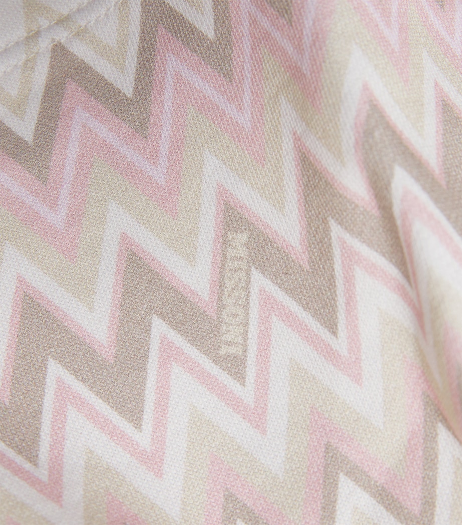 Missoni Kids Cotton Zigzag Skirt (4-14 Years) Rosa/beige Image 3