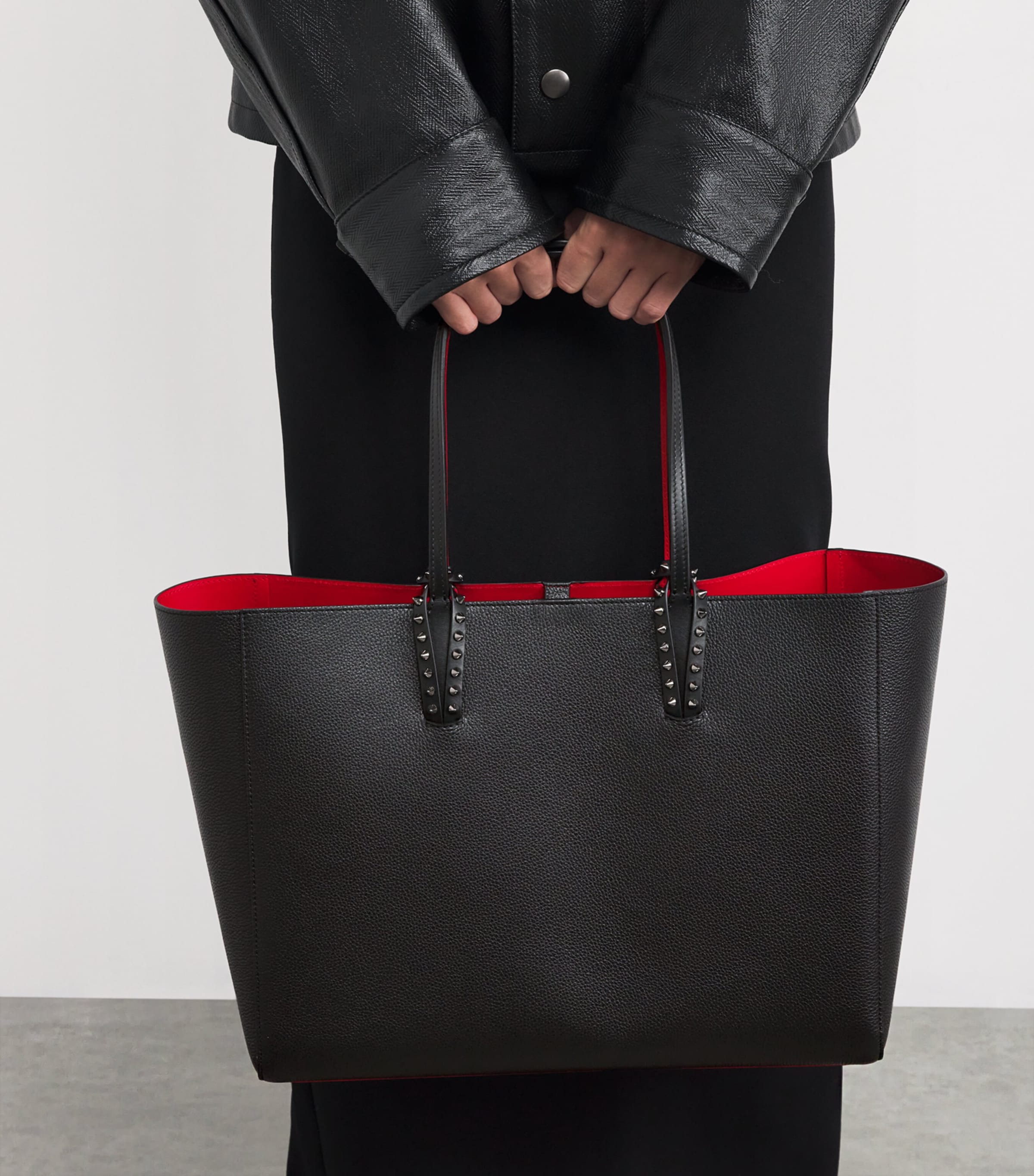 Cabata Large Calfskin Tote Bag B078 Image 2