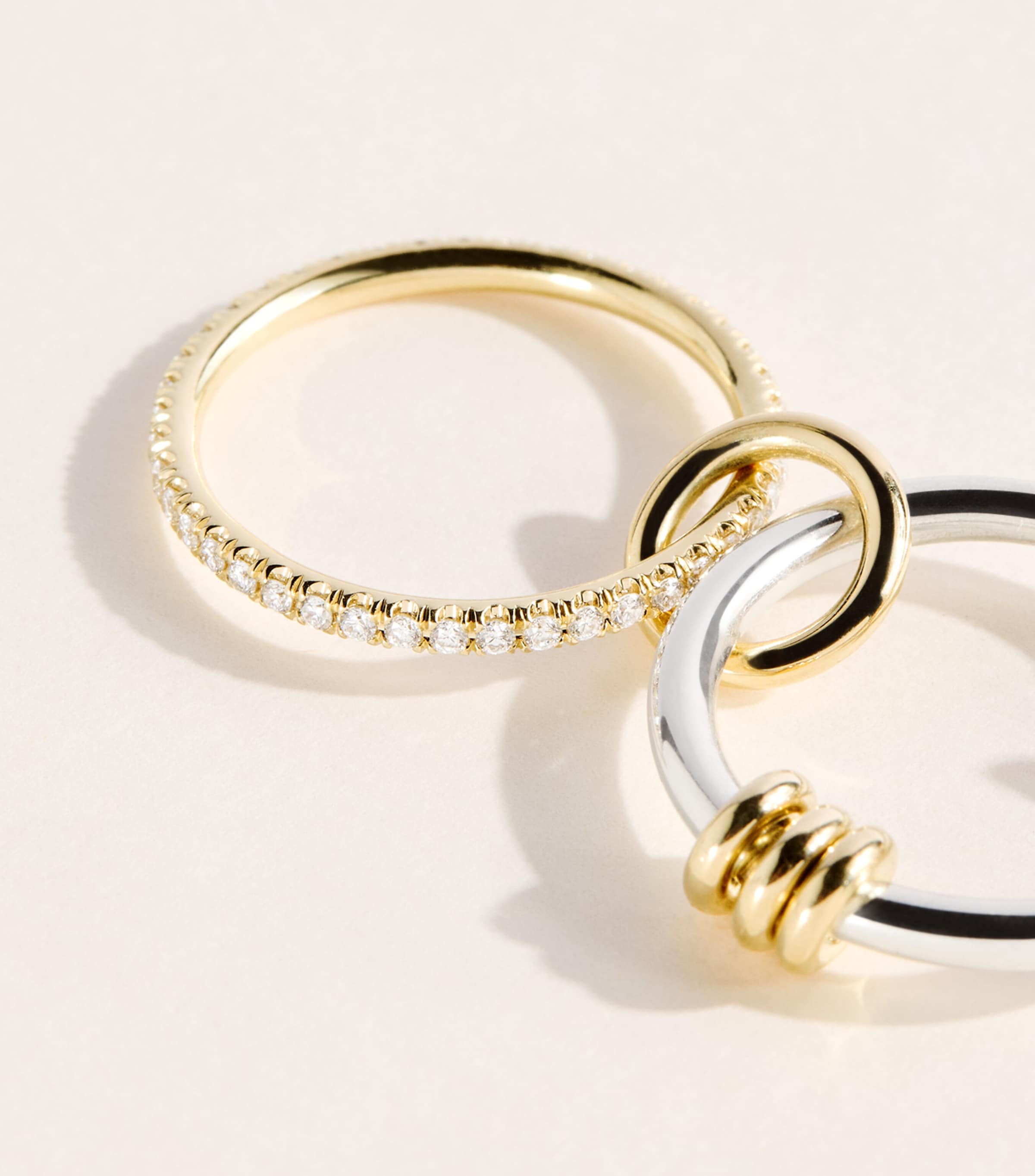 Spinelli Kilcollin Yellow Gold, Sterling Silver and Diamond Aries Ring Sterling Silver Image 5