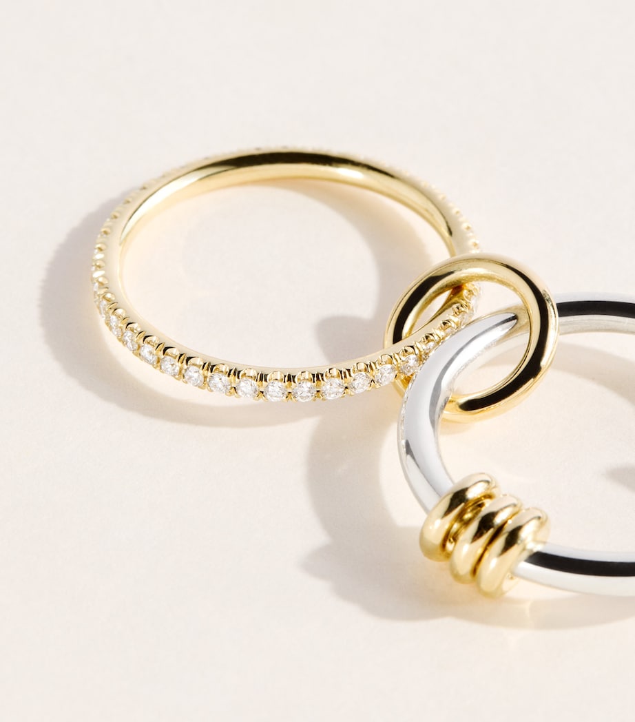 Spinelli Kilcollin Yellow Gold, Sterling Silver and Diamond Aries Ring Sterling Silver Image 5