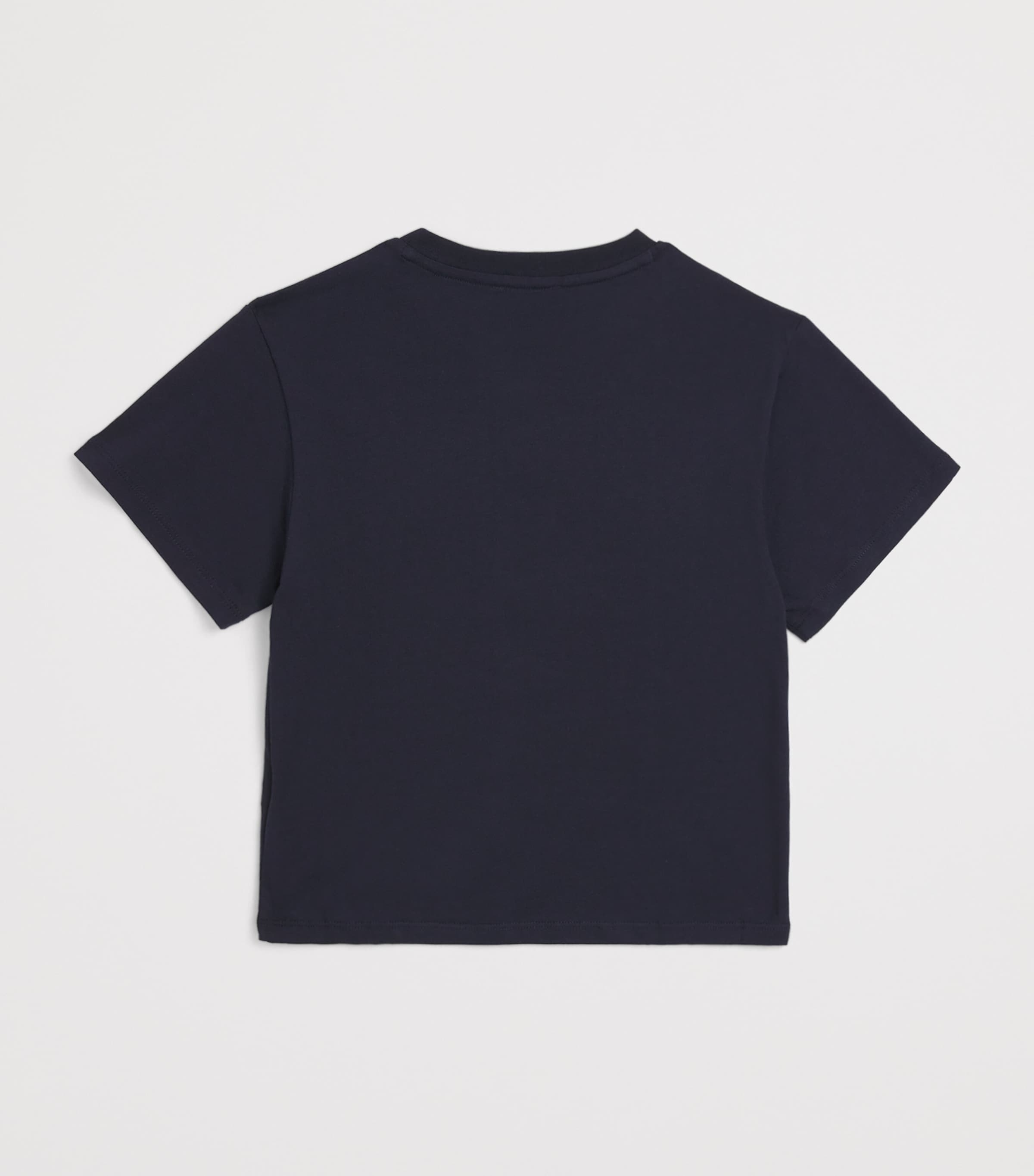Cotton Logo T-Shirt (2-14 Years) NAVY Image 2