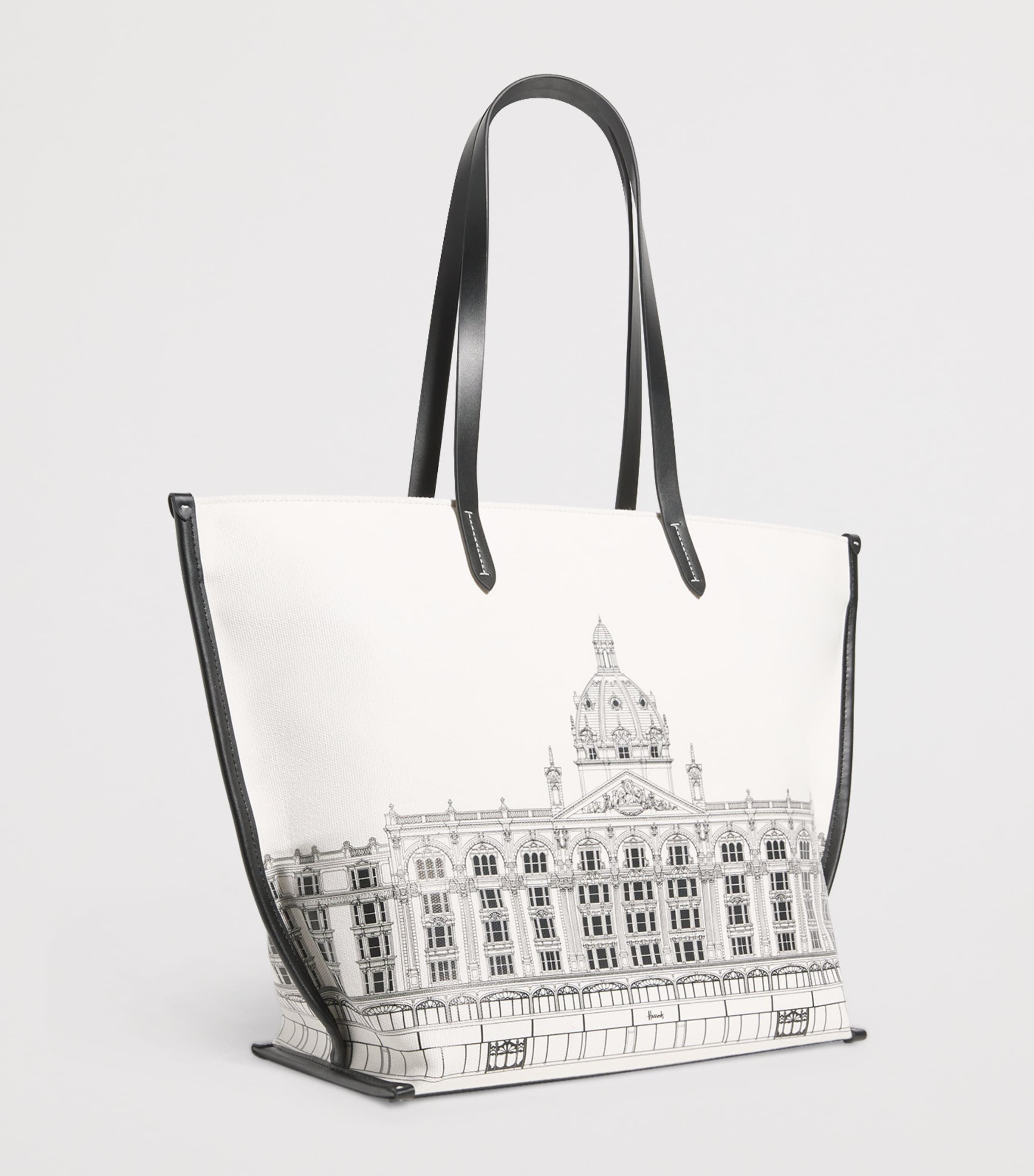 Building Landscape Shopper Bag CREAM Image 2