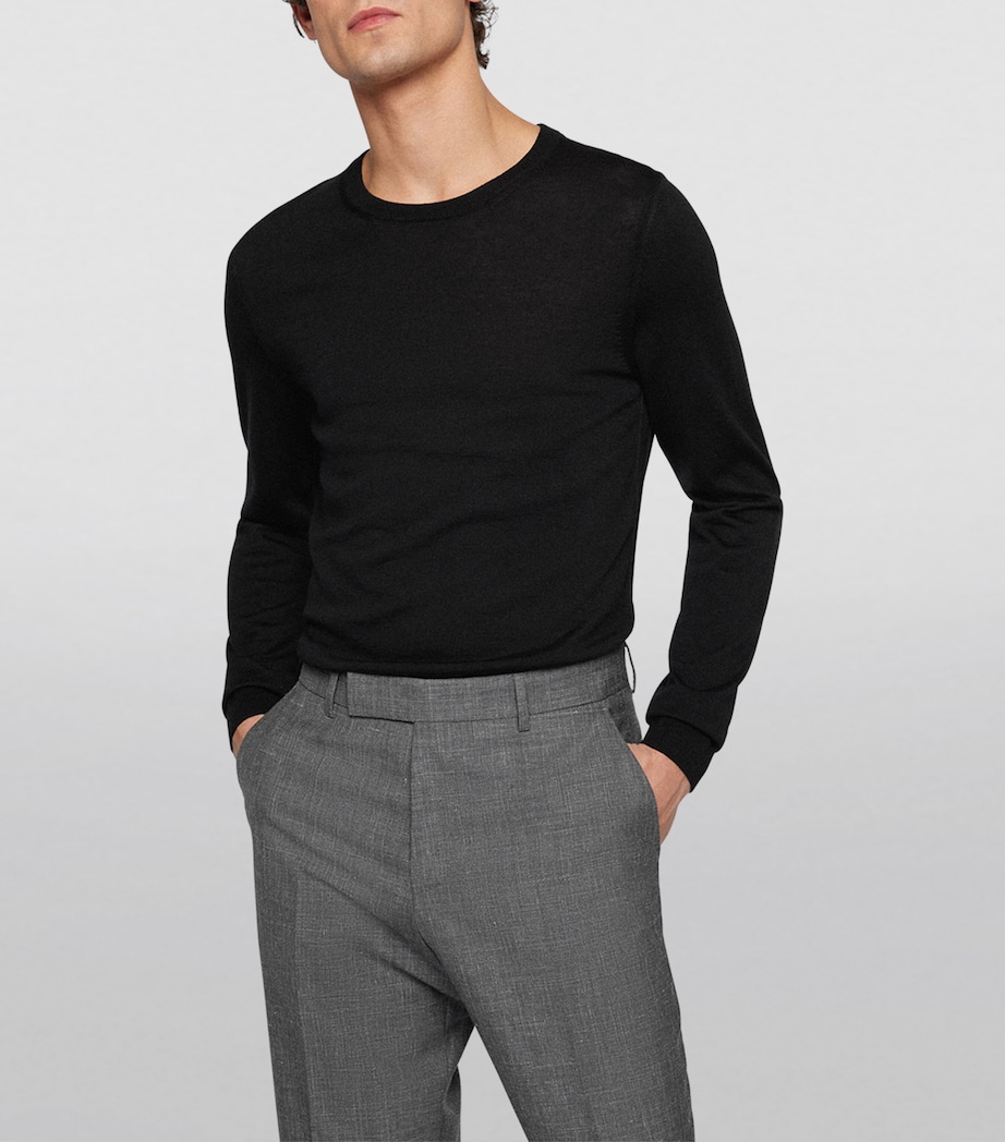 Virgin Wool Crew-Neck Sweater 001 Image 3