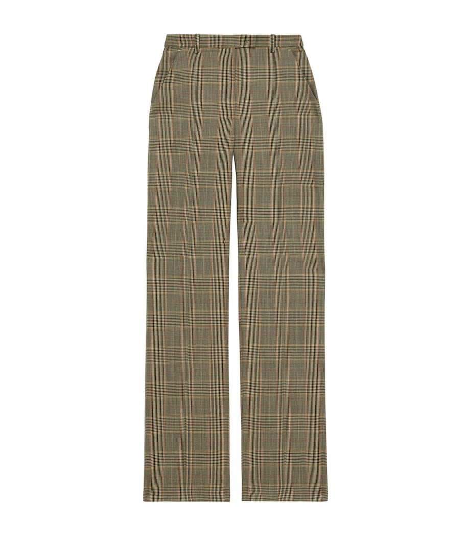 Wool Check Trousers 9101 Image 1