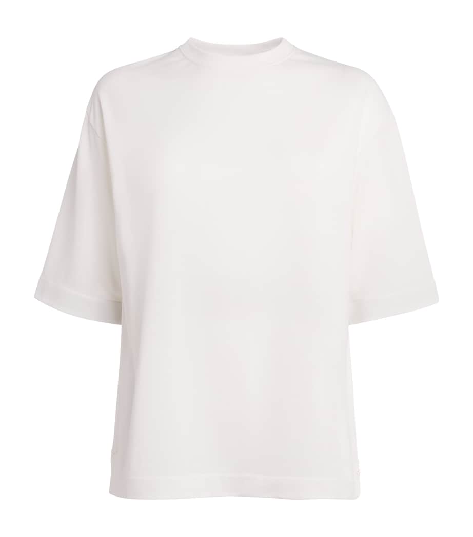 Jacquemus Womens Paper-Jersey Ventadou T-Shirt White Image 1