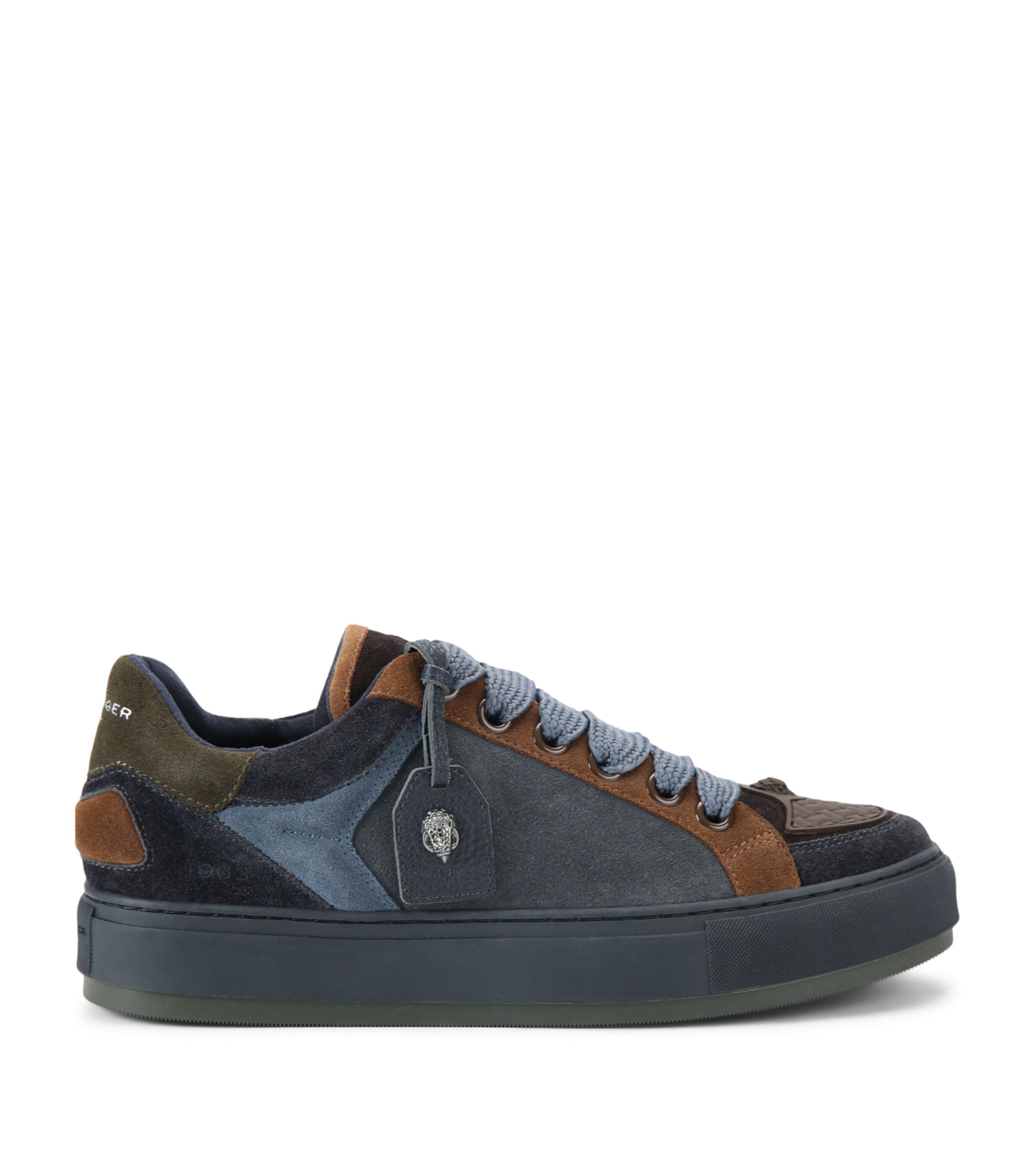 Kurt Geiger London Suede Southbank Tag Sneakers Blue/drk.c Image 1
