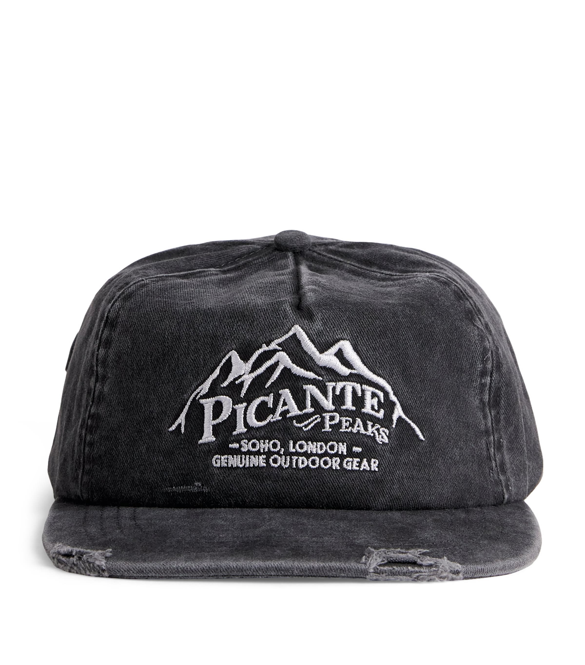 Picante Peaks Crew Cap Washed Black Image 1
