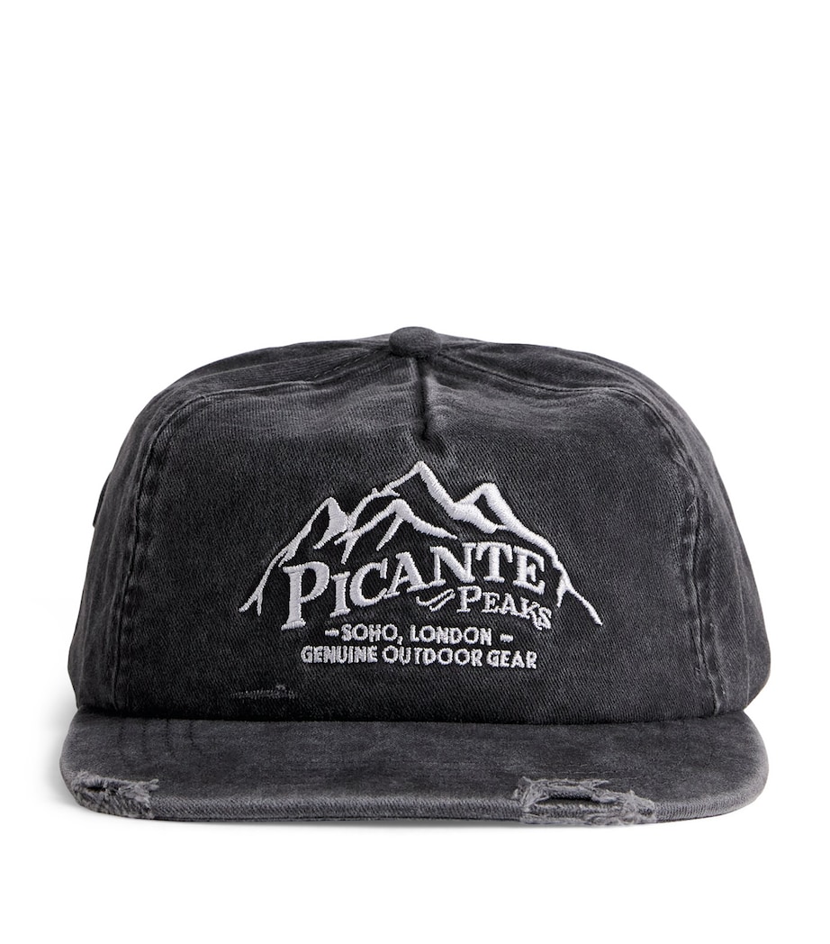 Picante Peaks Crew Cap Washed Black Image 1