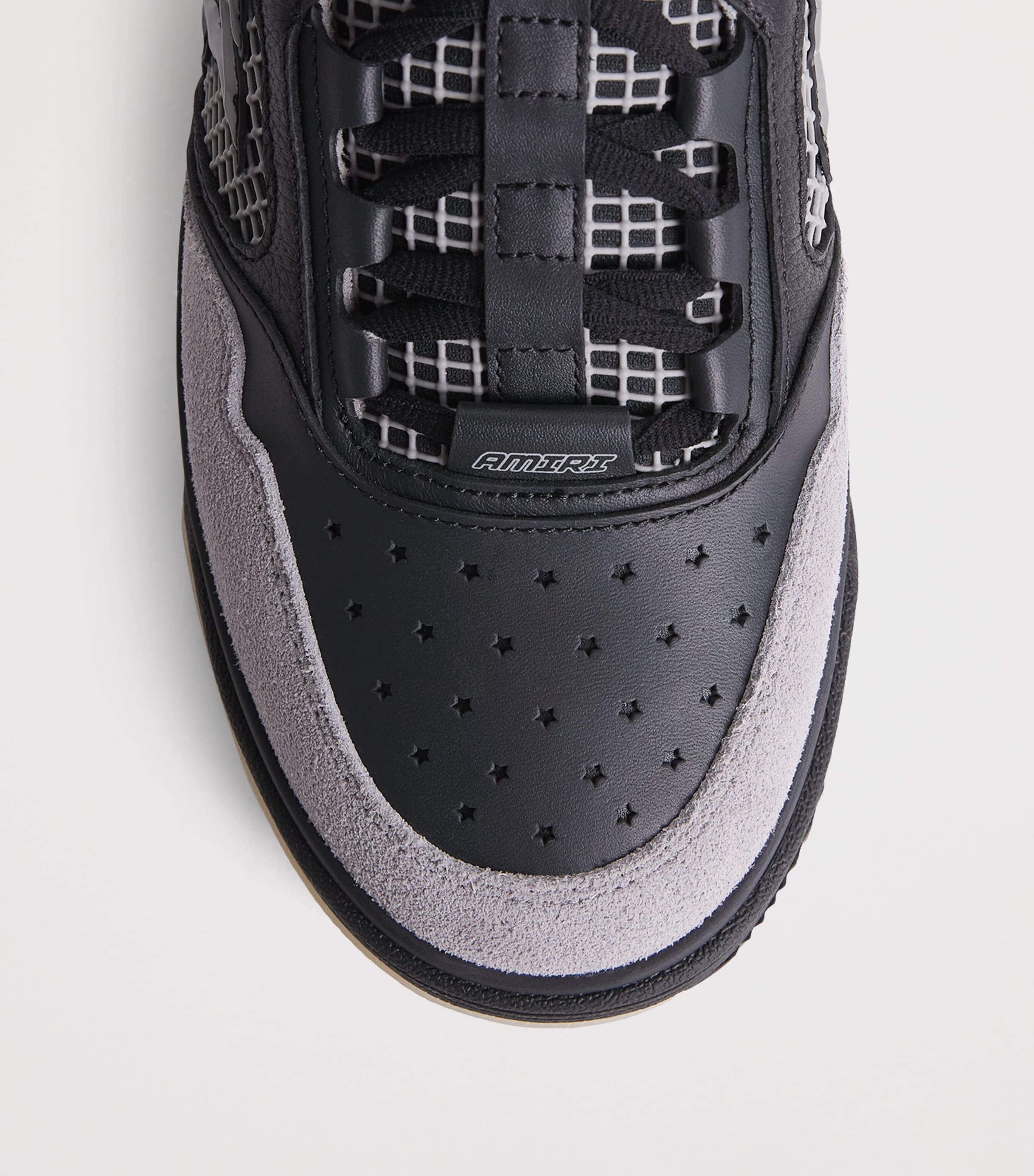 AMIRI Leather MA-94 Sneakers Black Grey Image 6