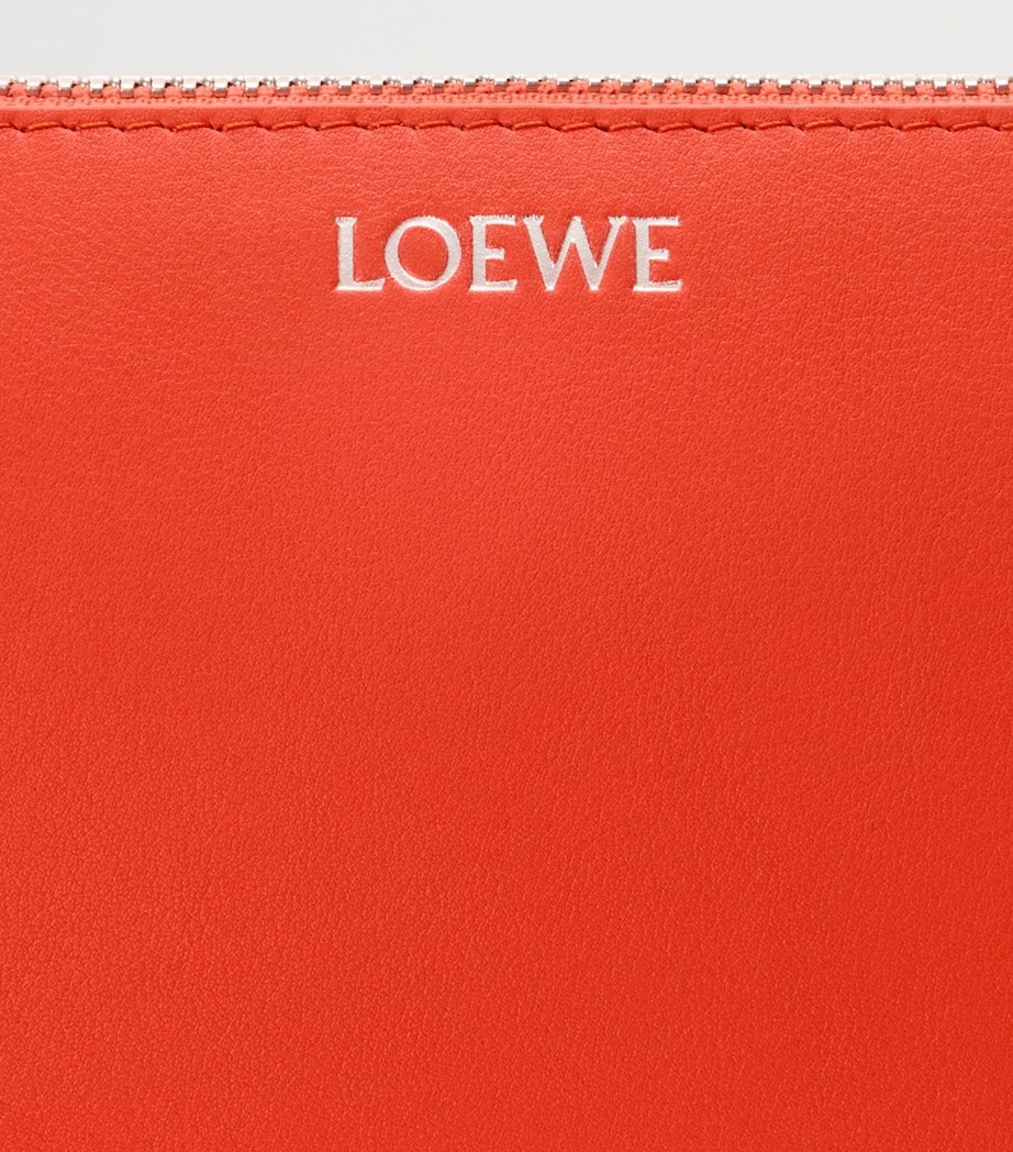 LOEWE Leather Joya Pouch Sunrise Orange Image 9