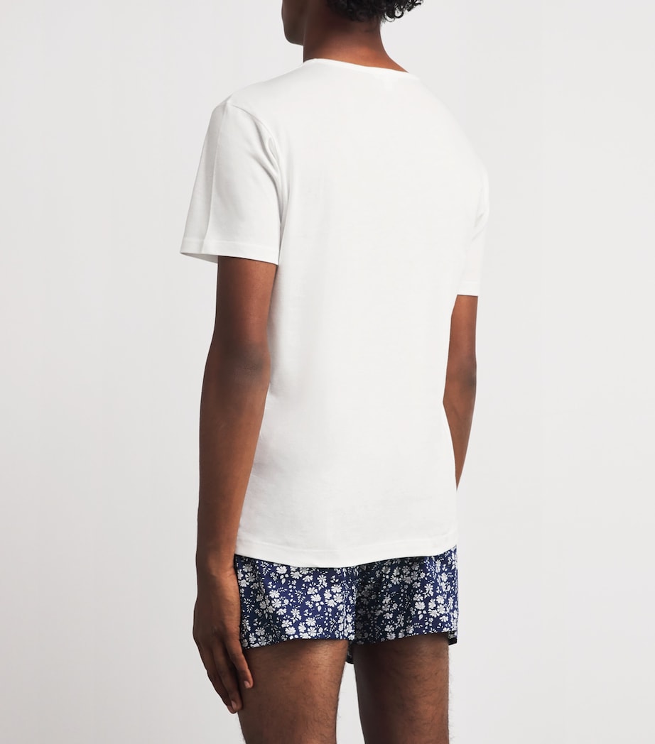 Cotton Sea Island T-Shirt WHITE Image 4