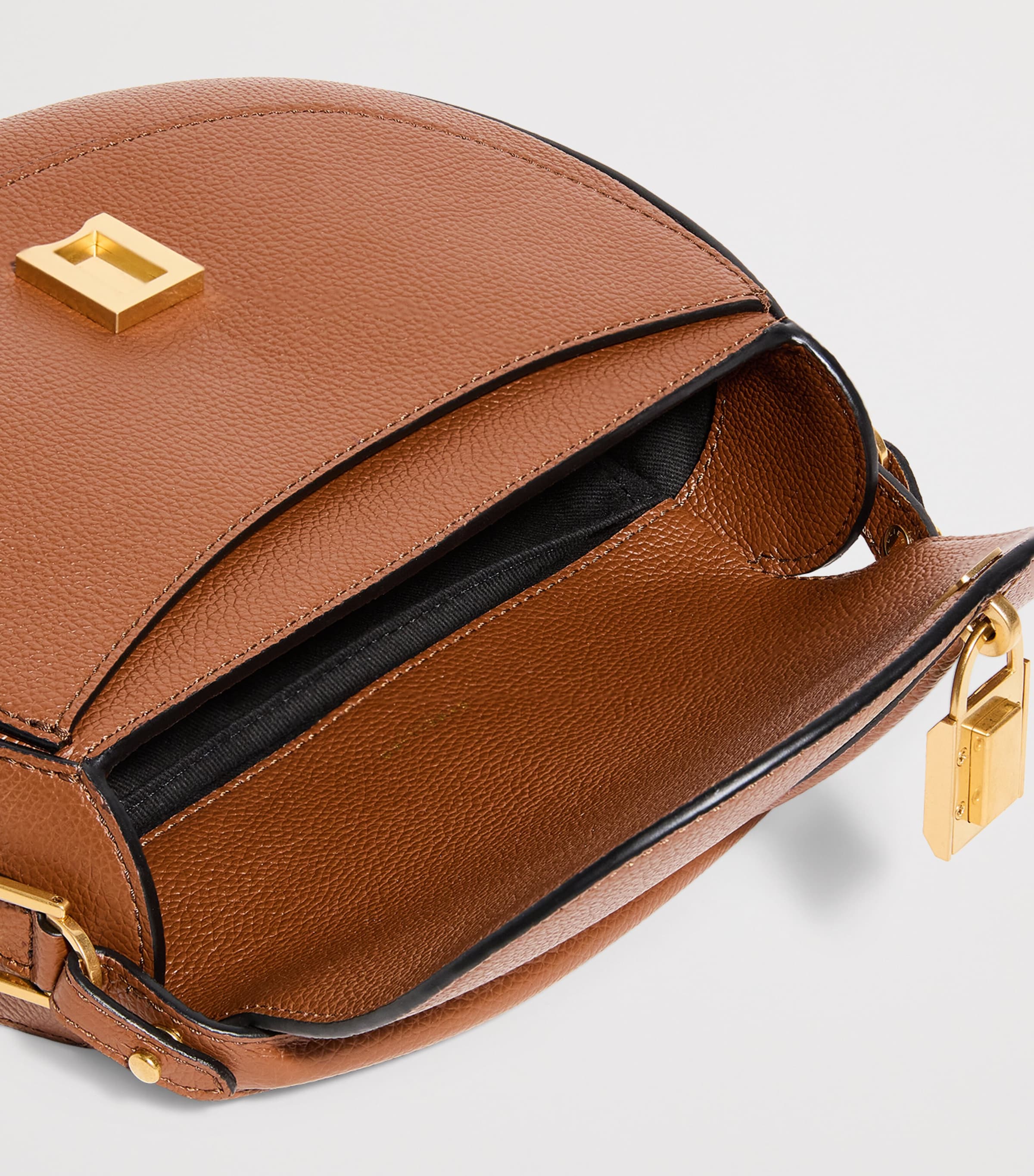DEMELLIER★シエナサドル Demellier Small Leather Siena Saddle Bag | Harrods US