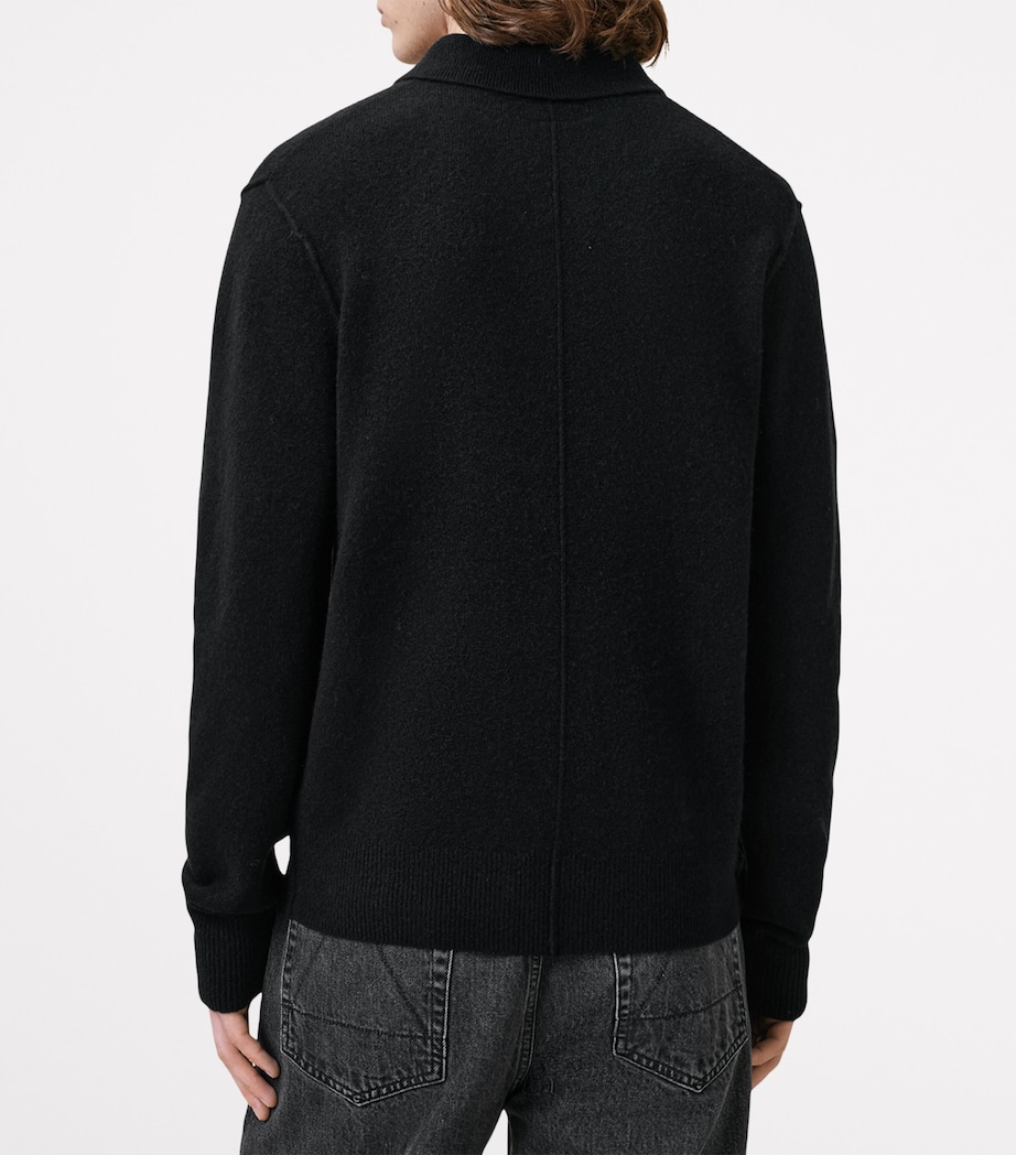 Statten Polo Sweater BLACK Image 6