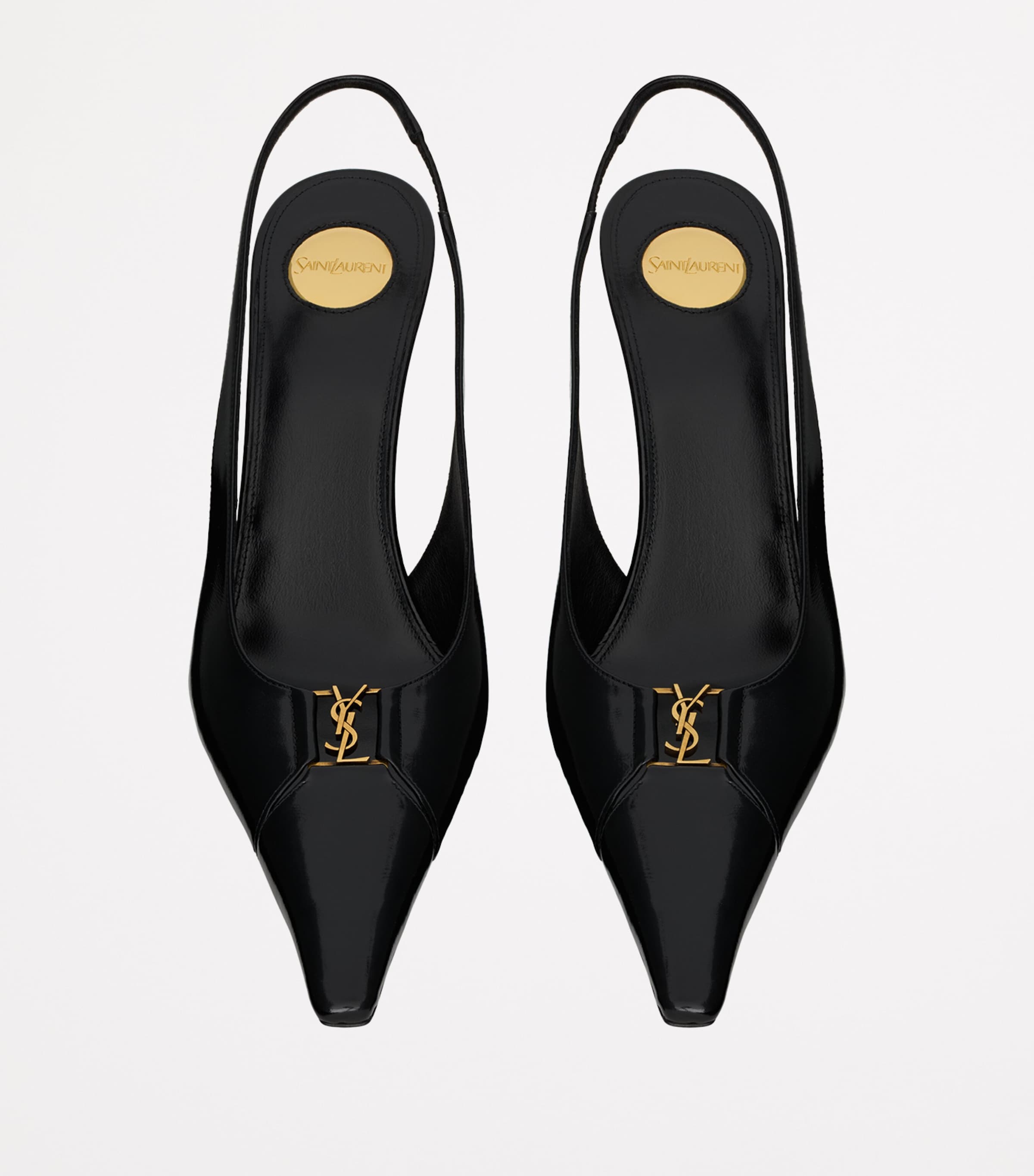 パンプス BLACK BABYLONE 90 PUMPS Saint Laurent Babylone Breteuil 90 slingback pumps for Women