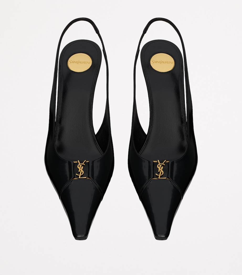 Patent Leather Babylone Slingback Pumps 90 1000 Image 2