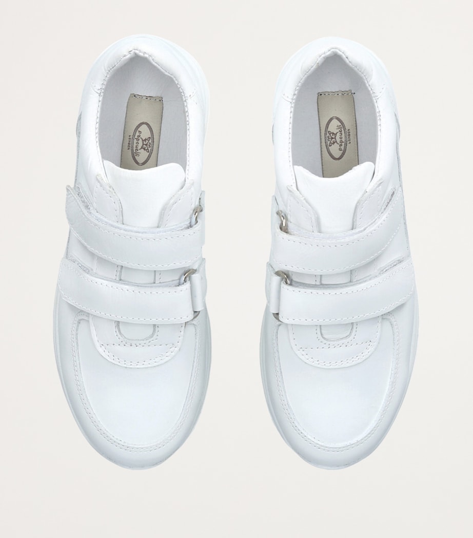 papouelli Leather Speedy Sneakers White Image 4