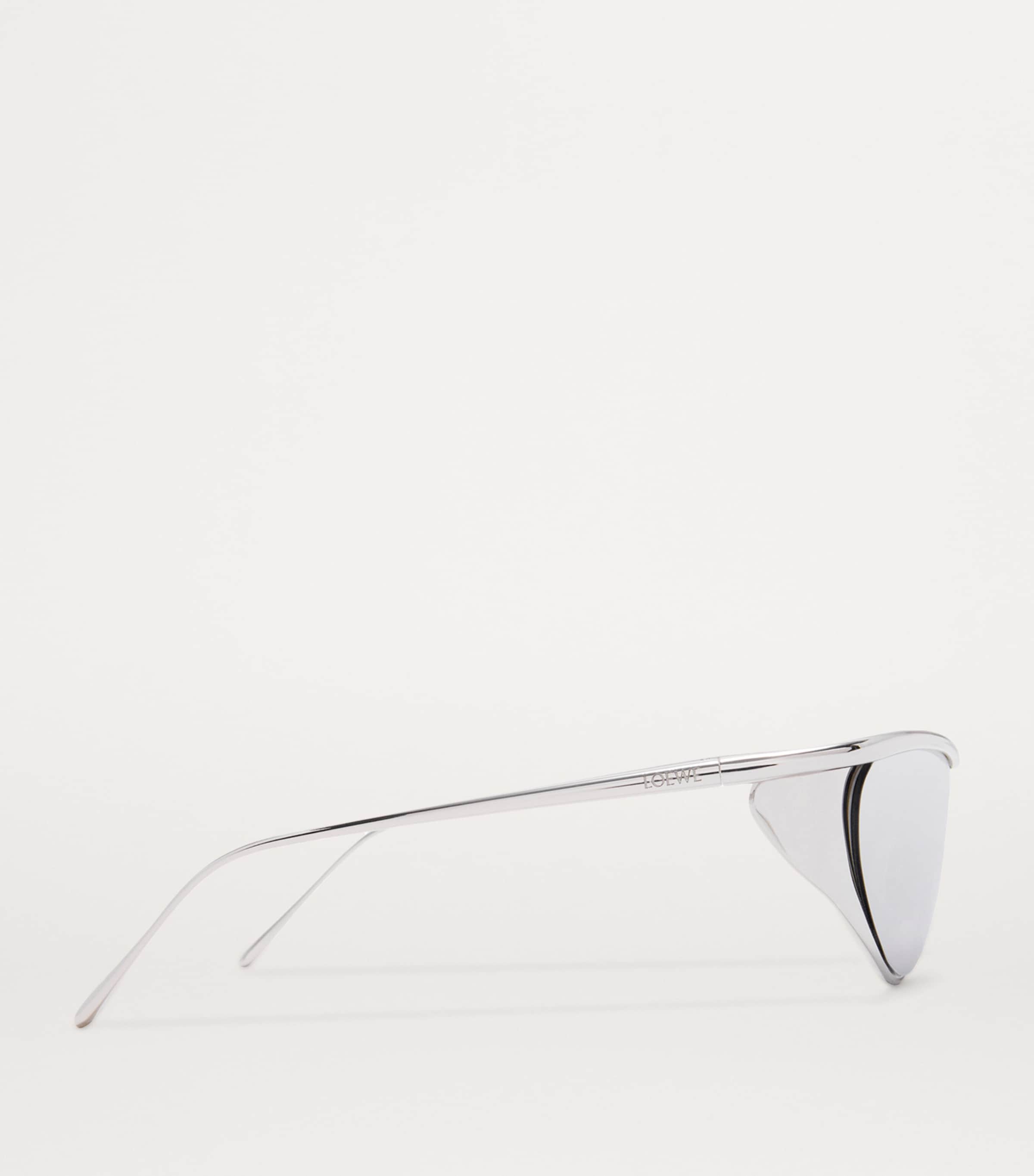 Flash Cat Eye Sunglasses SILVER/SILVER Image 3