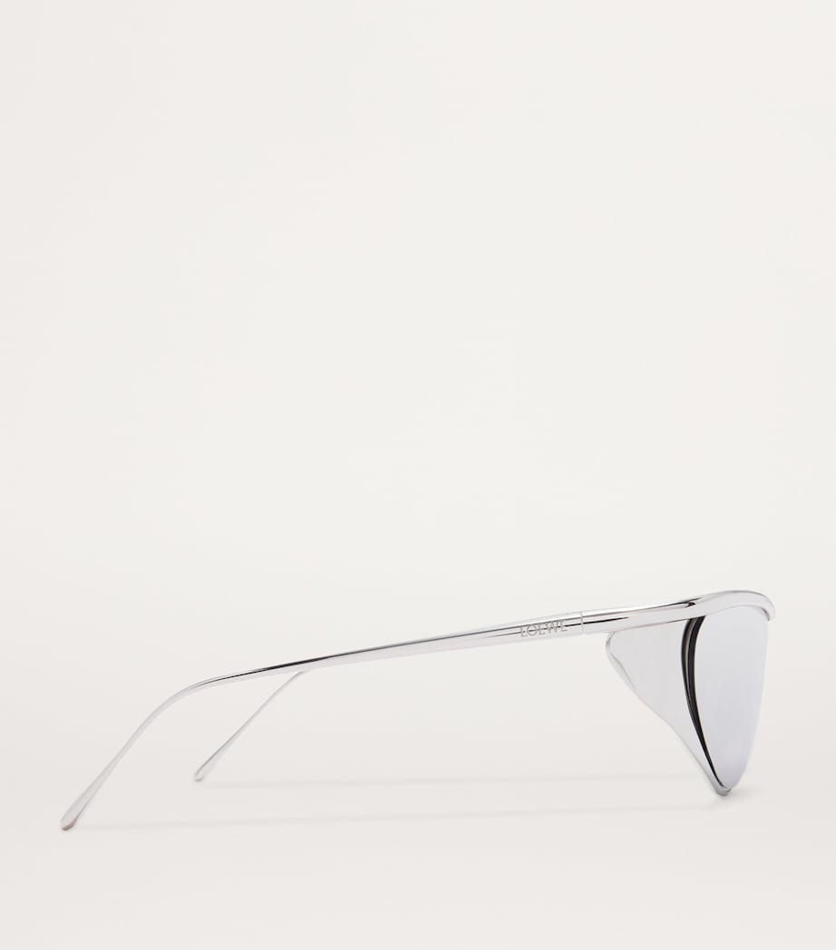 Flash Cat Eye Sunglasses SILVER/SILVER Image 3