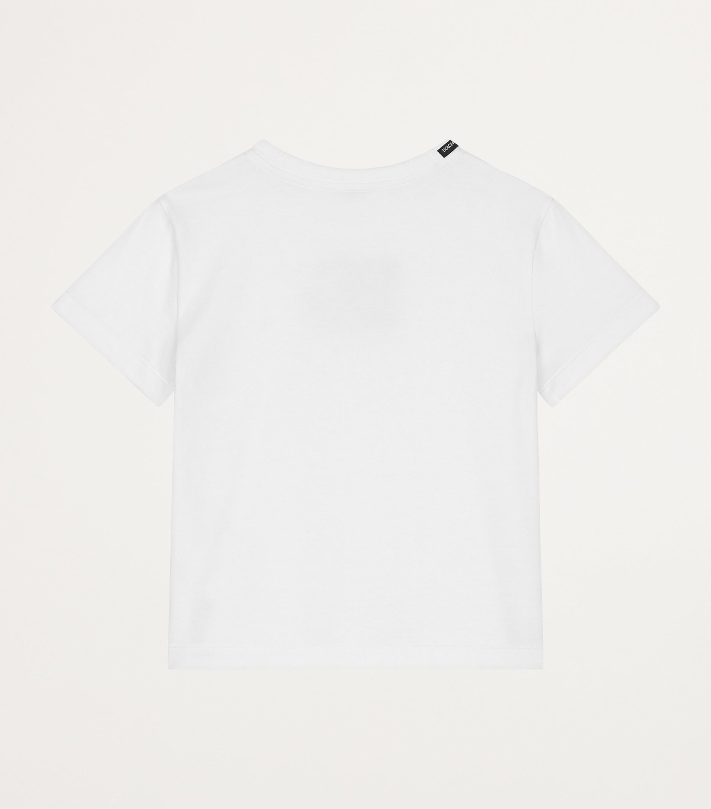 Cotton Logo-Embellished T-Shirt (8-12+ Years) W0111-WHITE Image 2