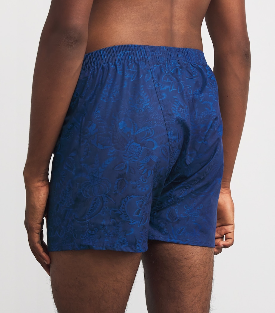 Cotton Traditional Boxers NAVY Image 3