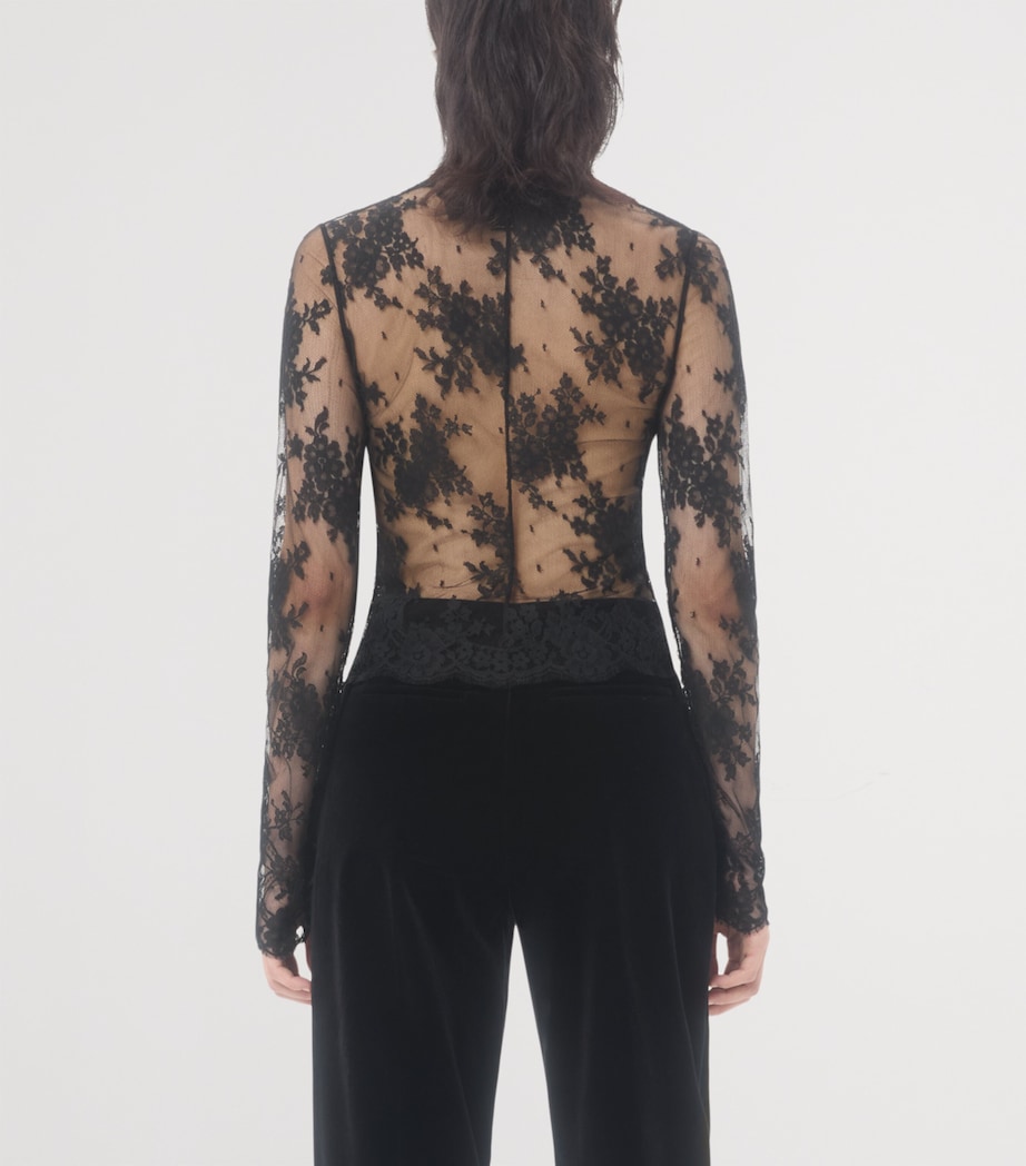 Lace Floral Shirt 0NO Image 5