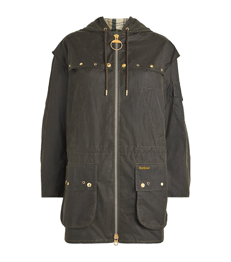 Waxed Aberford Jacket ARCHVE OLVE/ANC TRTN Image 1