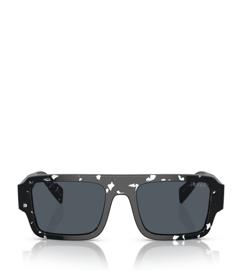 Prada Tortoiseshell Acetate Symbole Sunglasses Image 1
