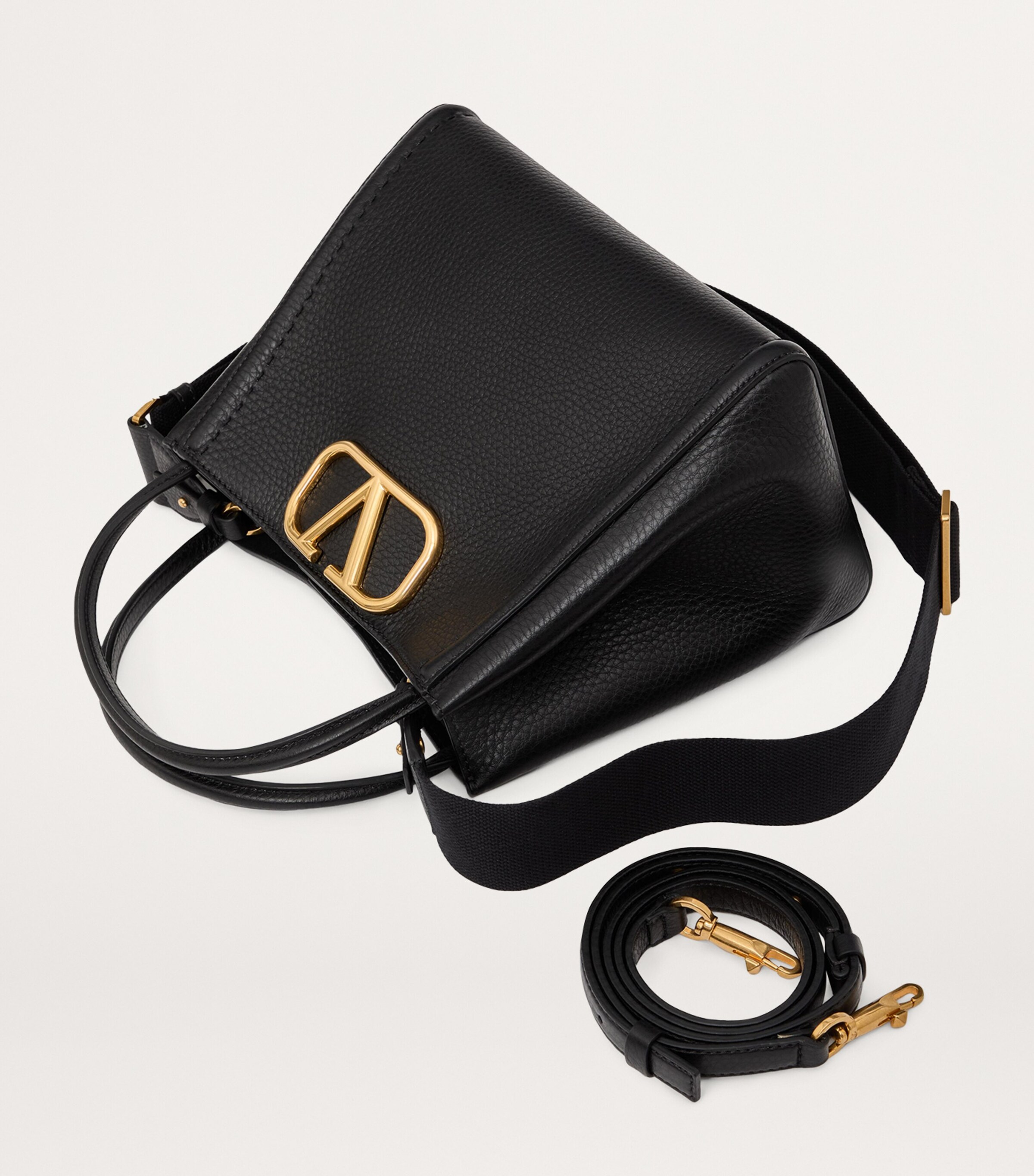 Medium Leather Alltime Top-Handle Bag 0NO Image 4