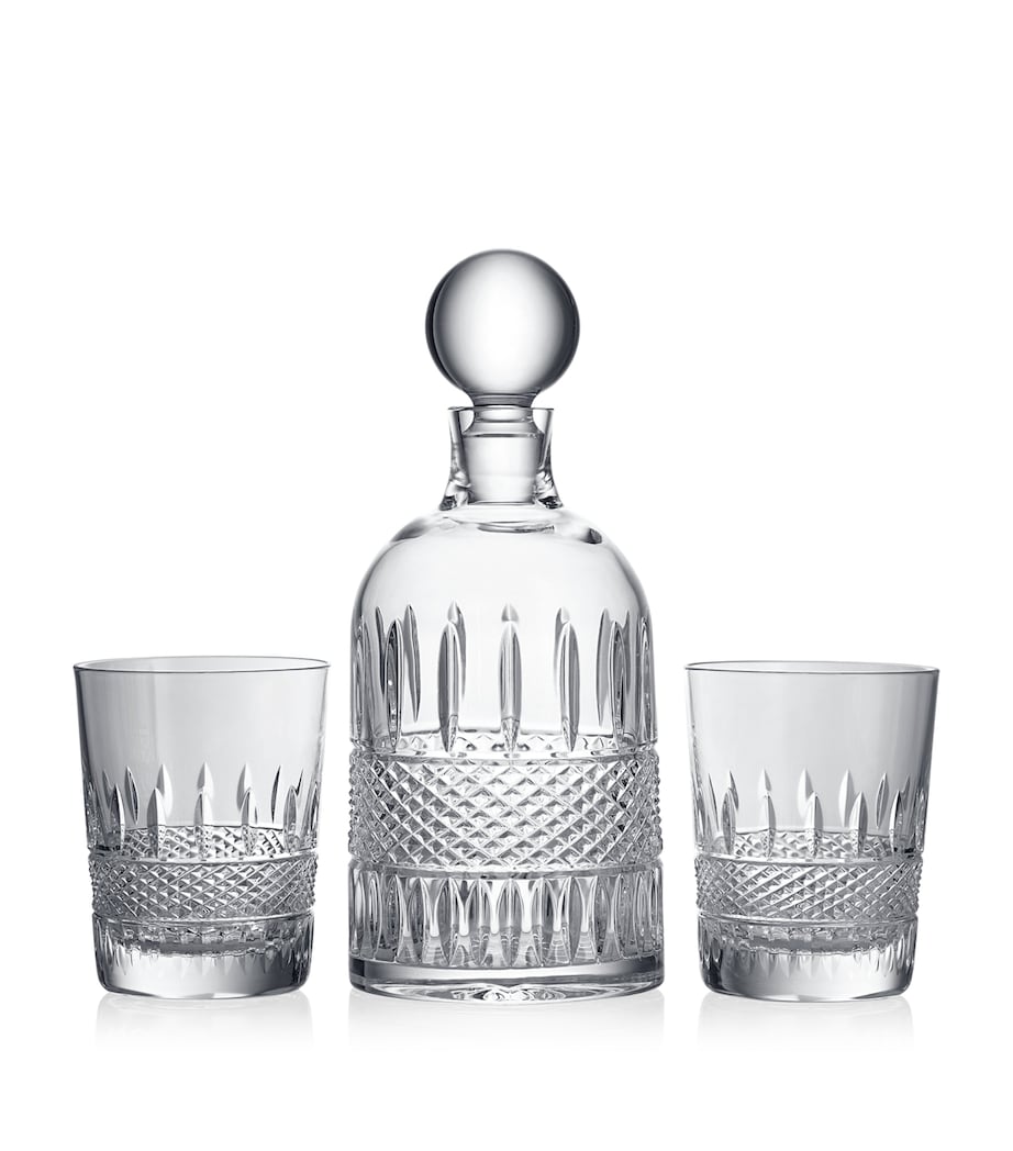 Crystal Mastercraft Irish Lace Decanter Set CLEAR Image 1