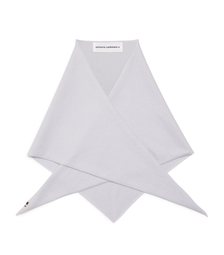 Cashmere-Blend No.35 Bandana Triangle Neck Scarf HEAVEN Image 1