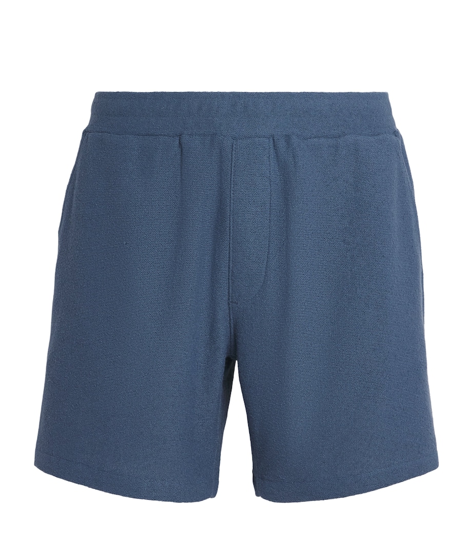 PAIGE Mens Bouclé Elijah Shorts Lakeside Image 1