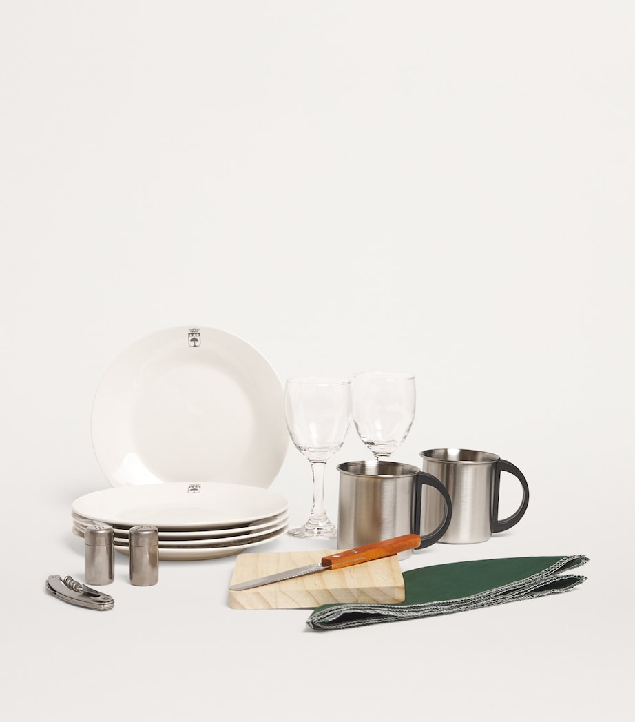 Champs Elysées Picnic Basket and Dining Set BLUE Image 3