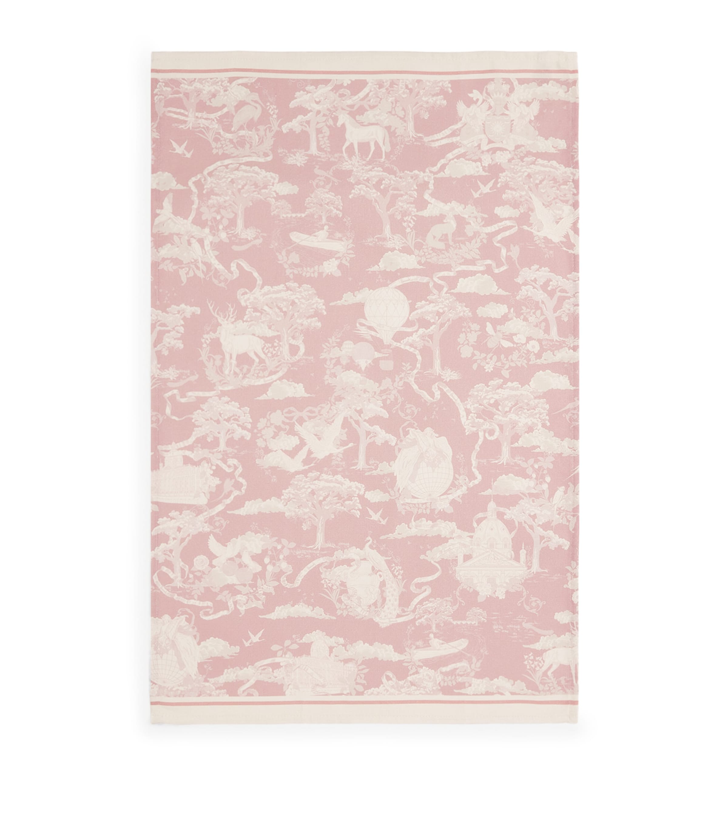 Set of 2 Cotton Toile Tea Towels