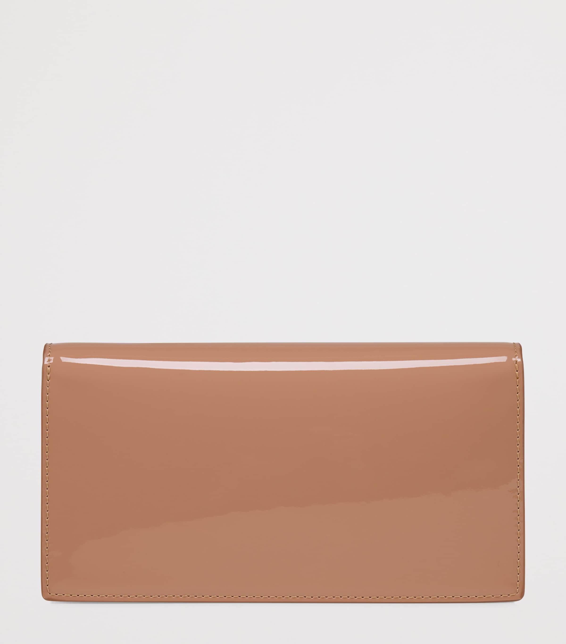 Bettina Patent Leather Clutch Bag CM3T Image 5