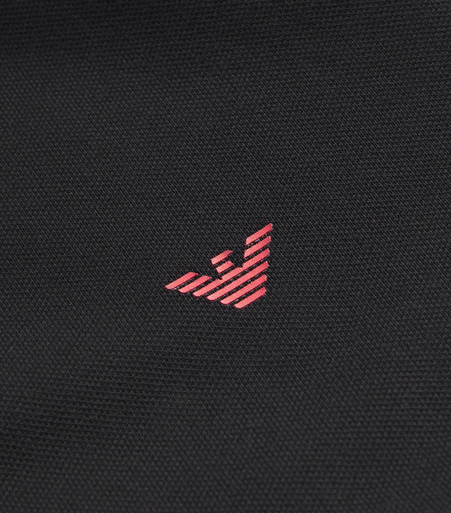 Stretch Piqué Cotton Polo Shirt 999 Image 5