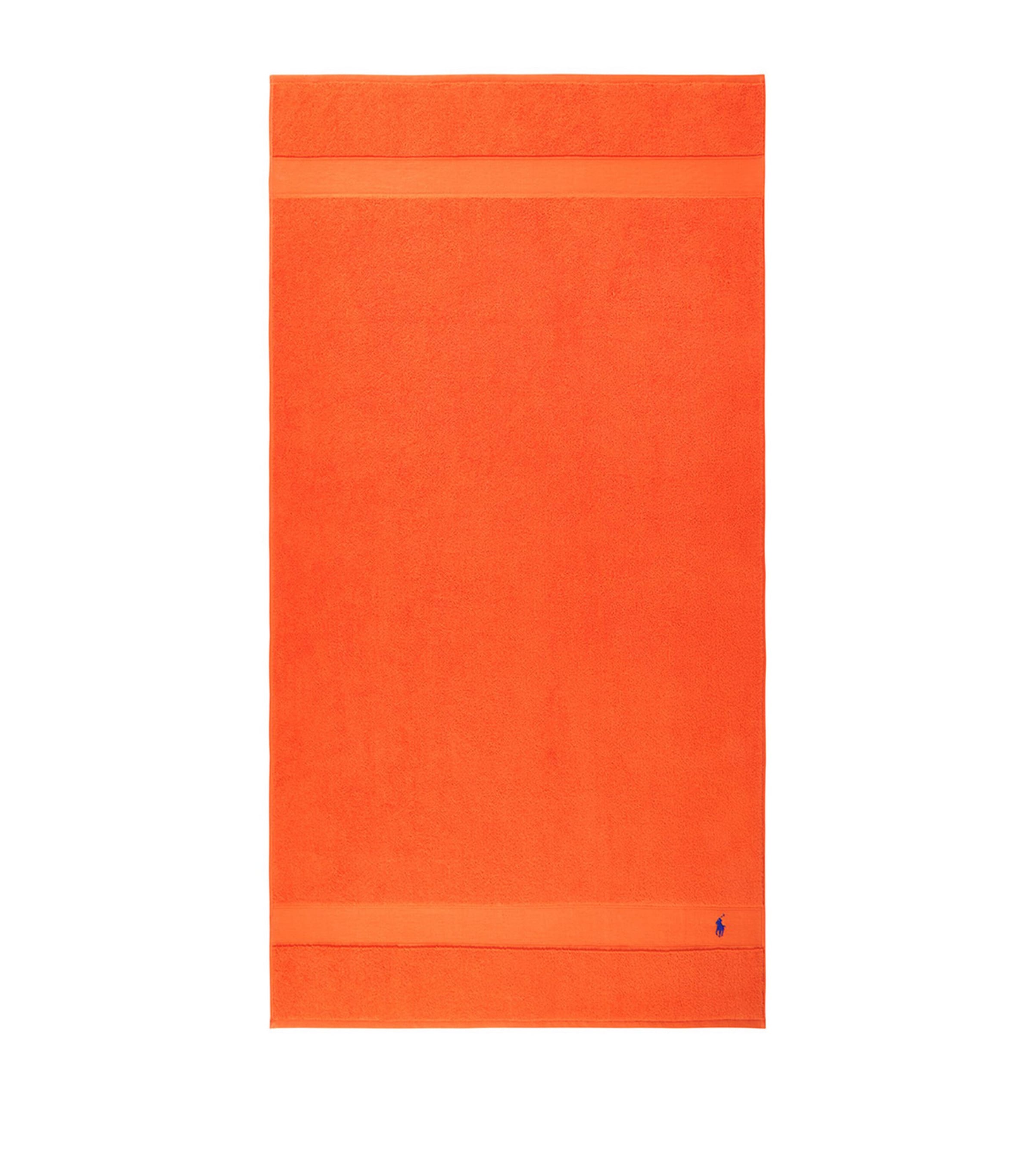 Ralph Lauren Home Polo Player Bath Sheet (90cm x 160cm) Sailing Orange Image 5