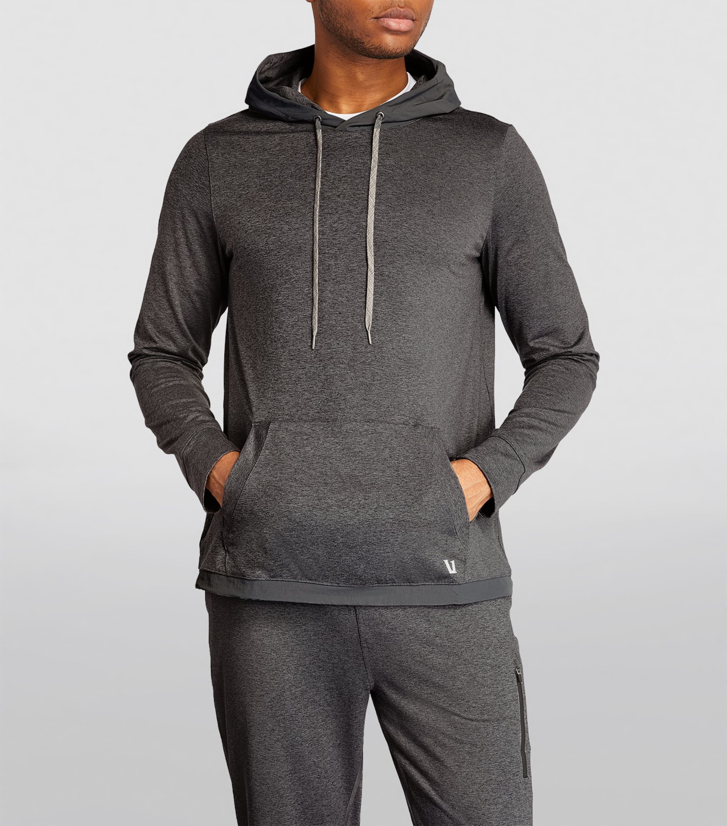 VUORI Mens Sunday Element Hoodie Hcc/charcoal He Image 3