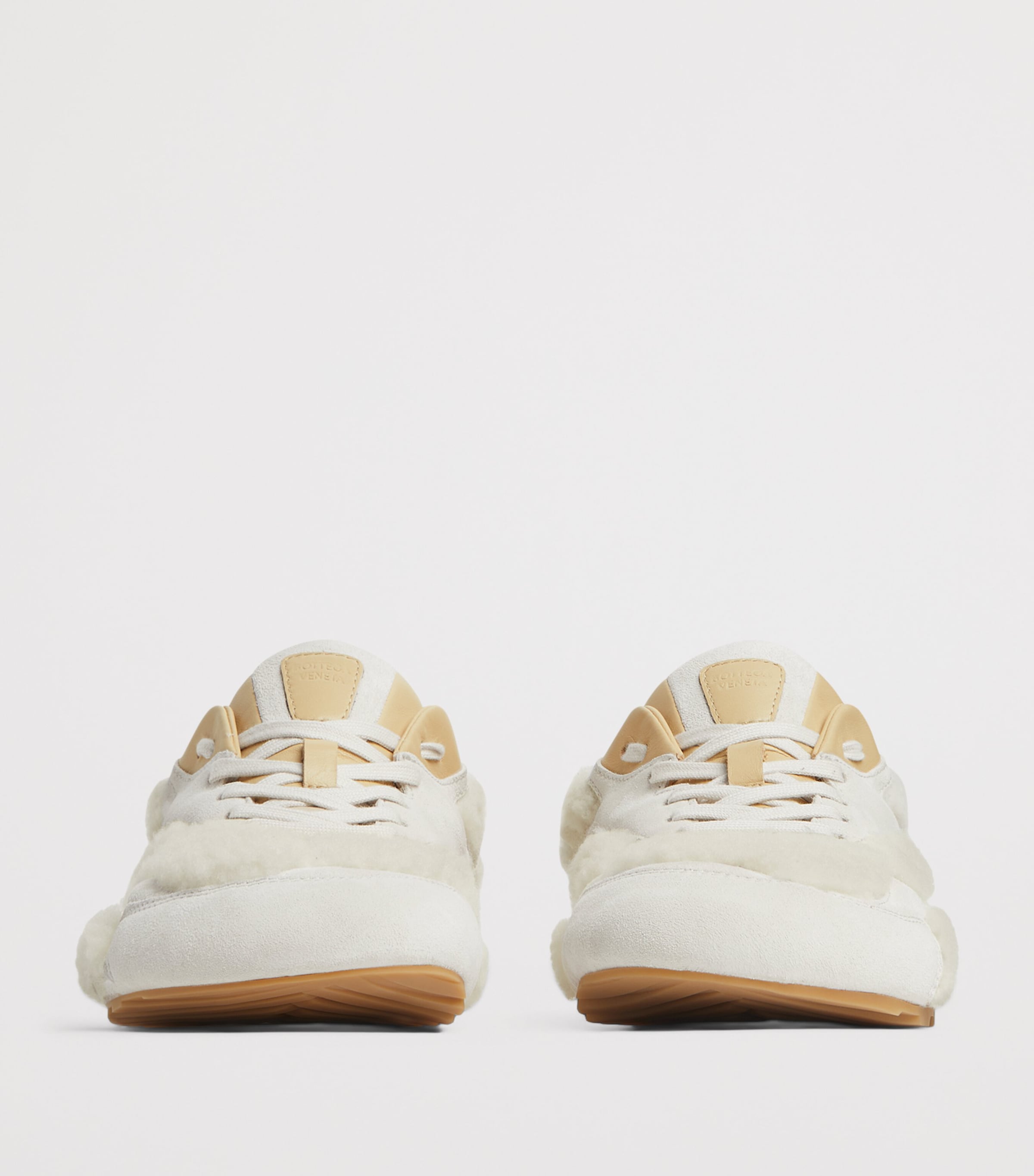 Shearling-Suede Orbit Flash Sneakers 9732 Image 3