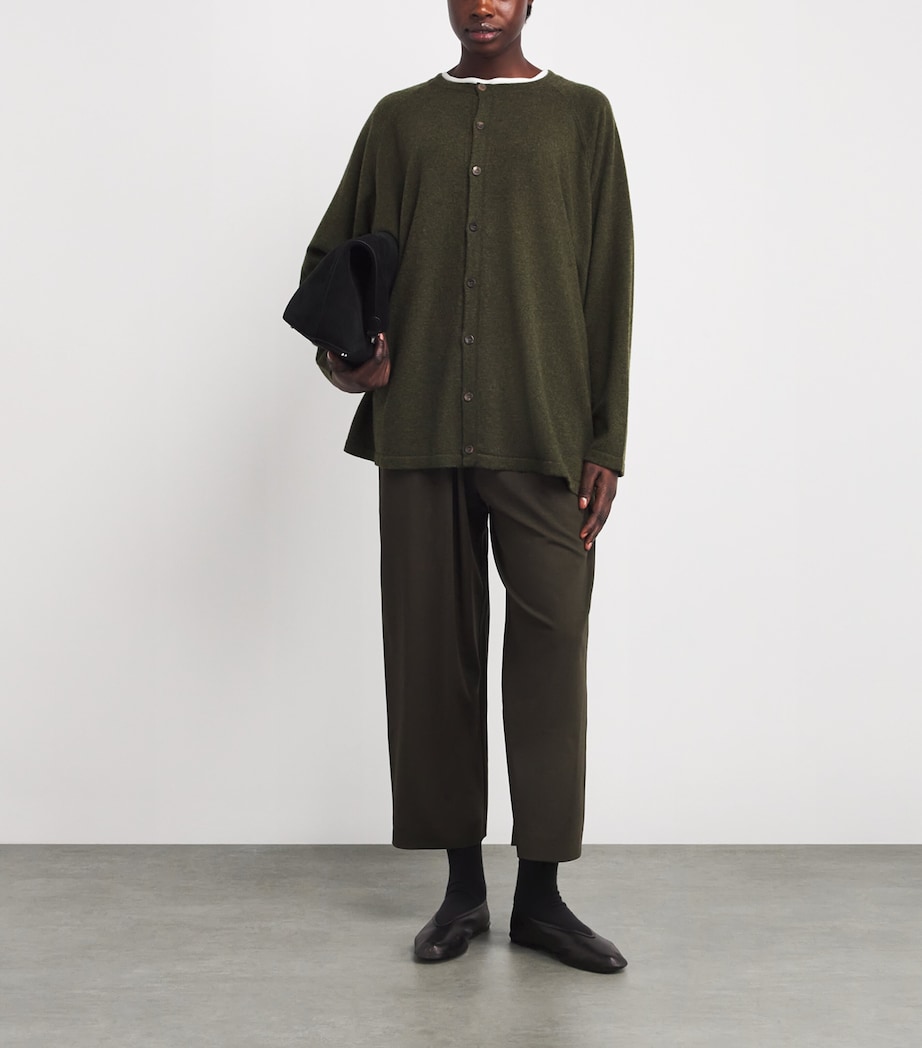 Cashmere Raglan-Sleeve Cardigan MOSBRNZ Image 2