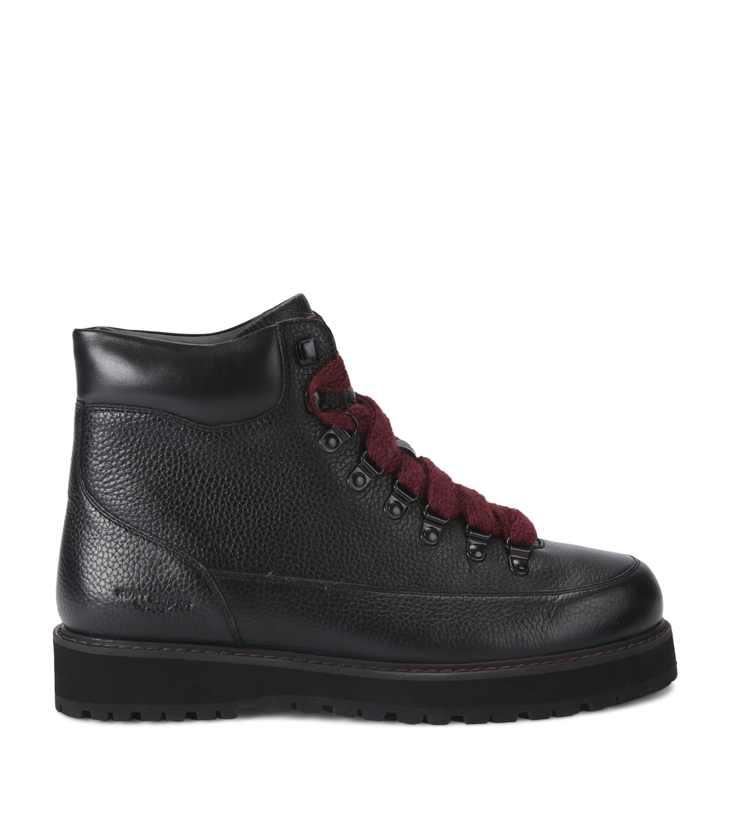 Kurt Geiger London Leather Chiltern Hiker Boots Black Image 1