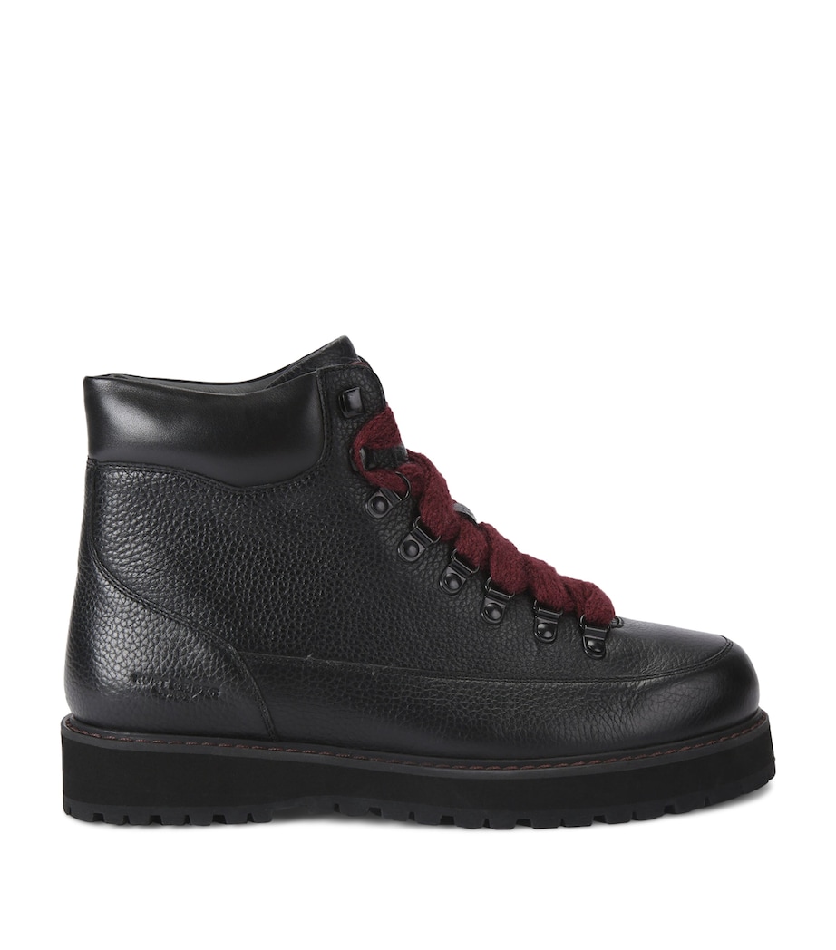 Kurt Geiger London Leather Chiltern Hiker Boots Black Image 1